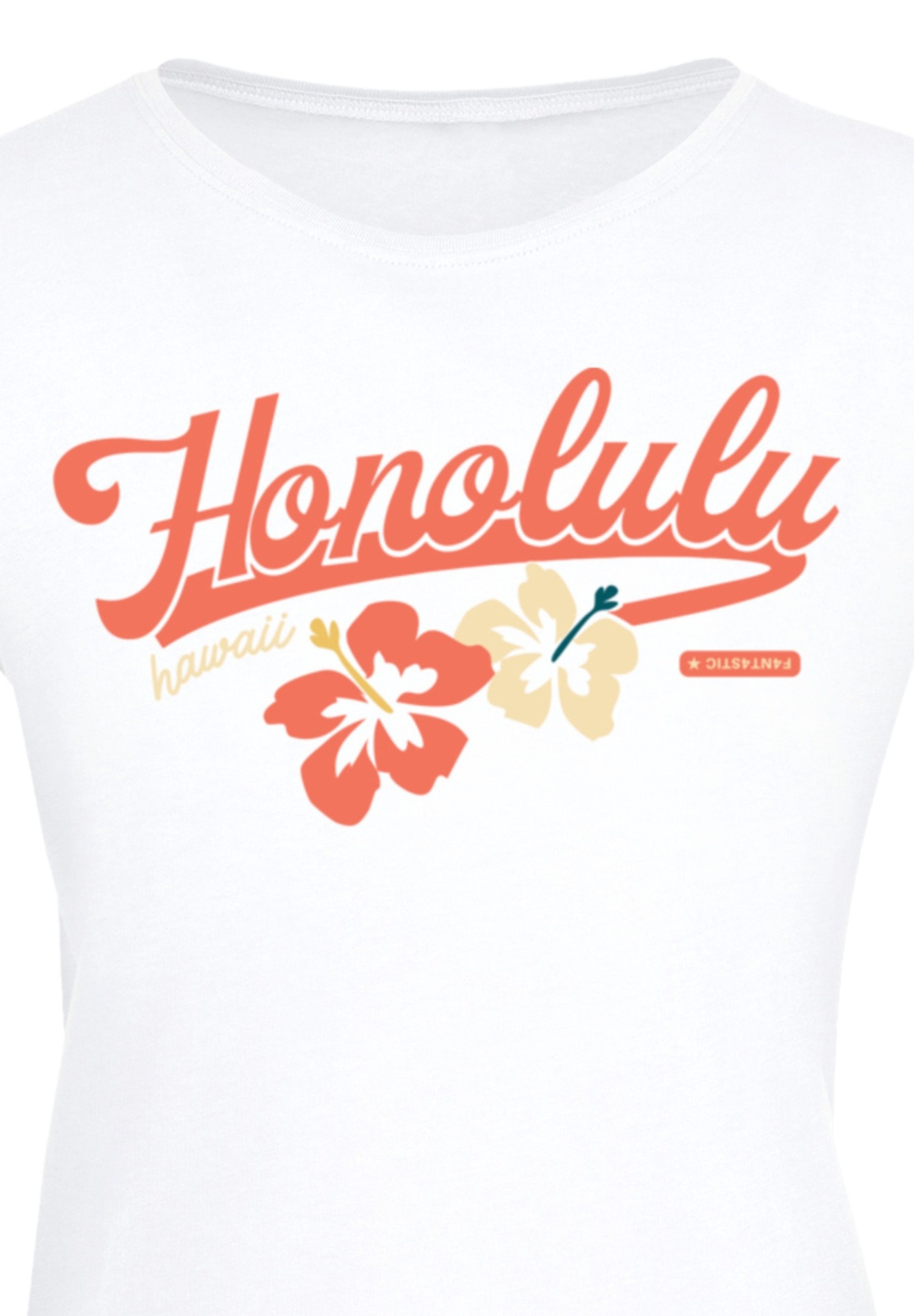 Thumbnail - F4NT4STIC T-Shirt "PLUS SIZE Honolulu" Print