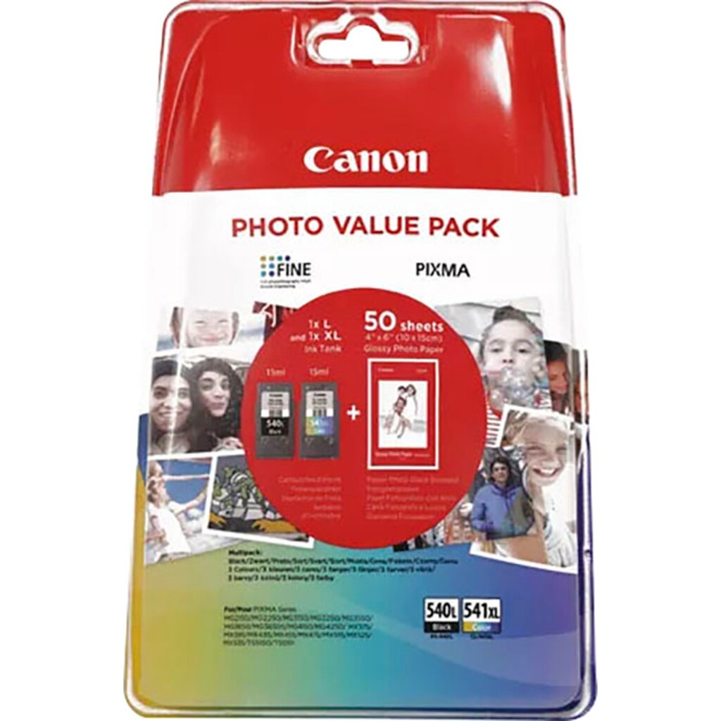 Canon Tintenpatrone »PIXMA Photo Value Pack 540L/541 XL (5224B007)«