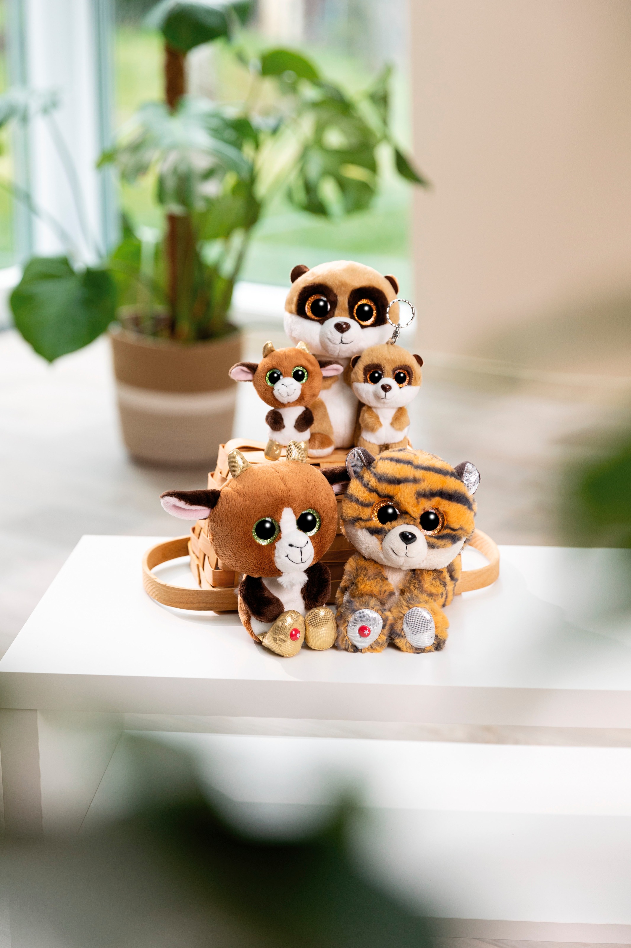 Nici Kuscheltier »Glubschis, Erdmännchen Speeky, 15 cm«, schlenkernd