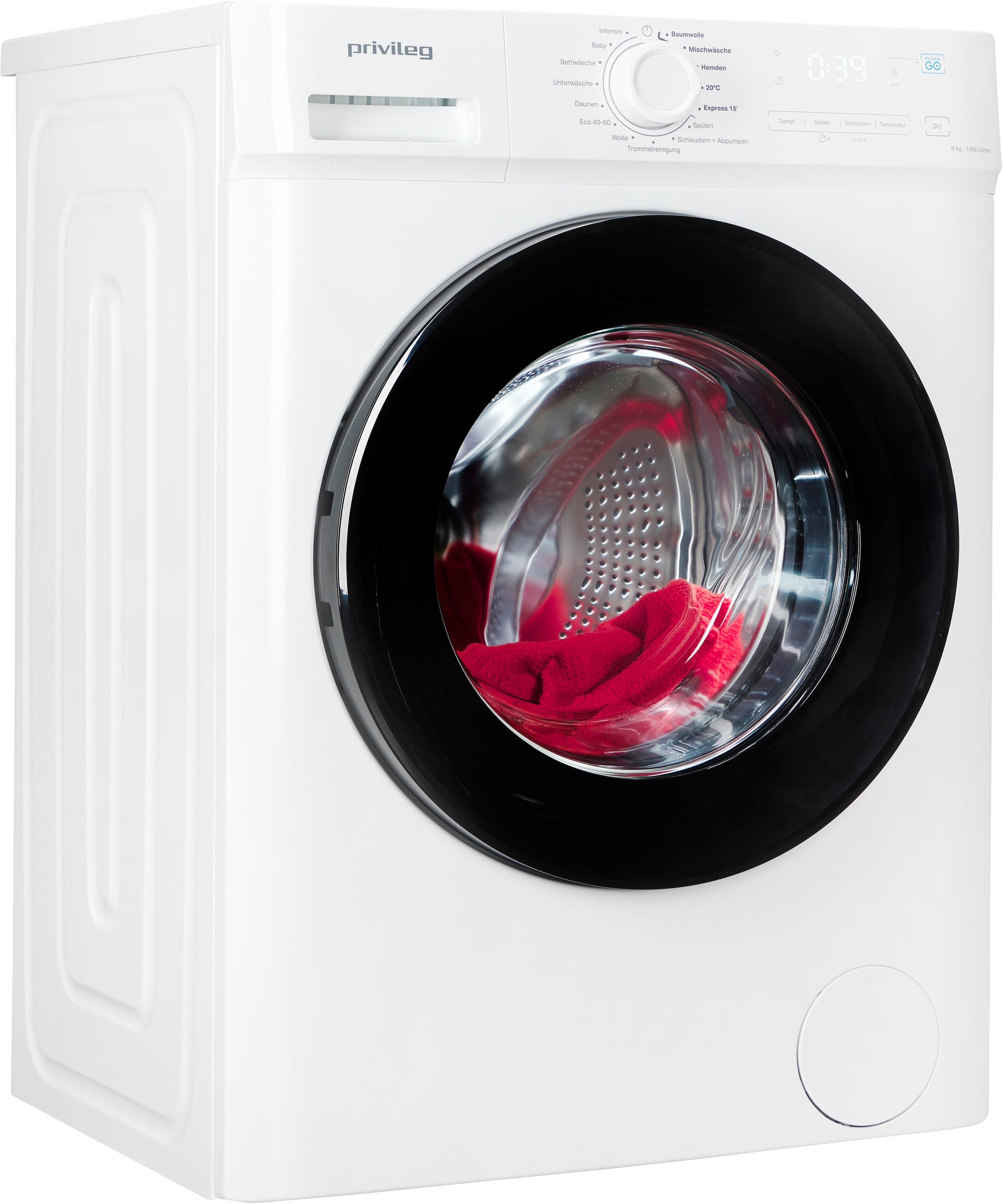 Privileg Waschmaschine MY TIME »PWFA 854A MY TIME DE«, 8 kg, 1400 U/min, Mehrfachwasserschutz+