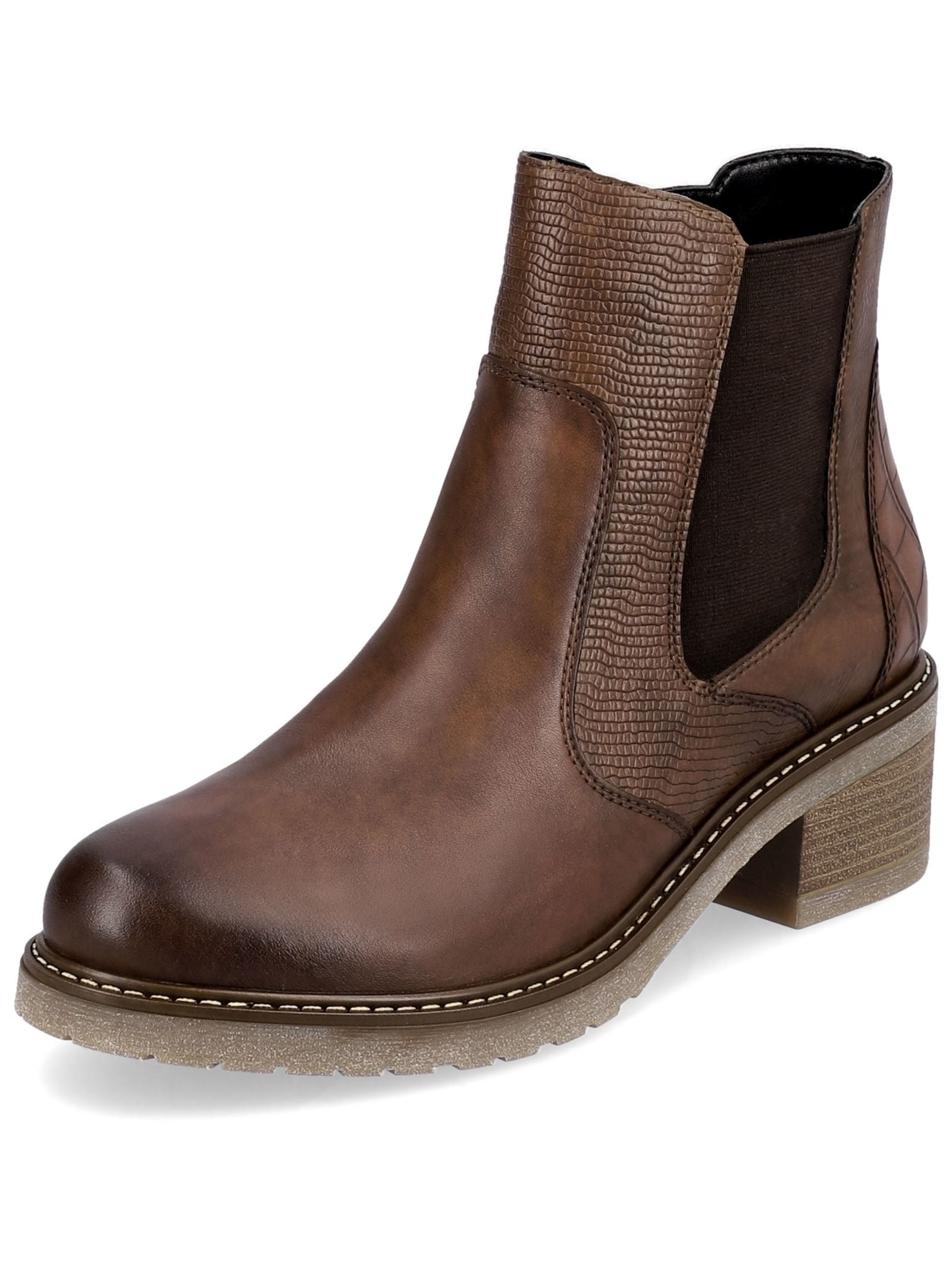Remonte Schnürstiefelette "Remonte Stiefelette Glattleder" günstig online kaufen