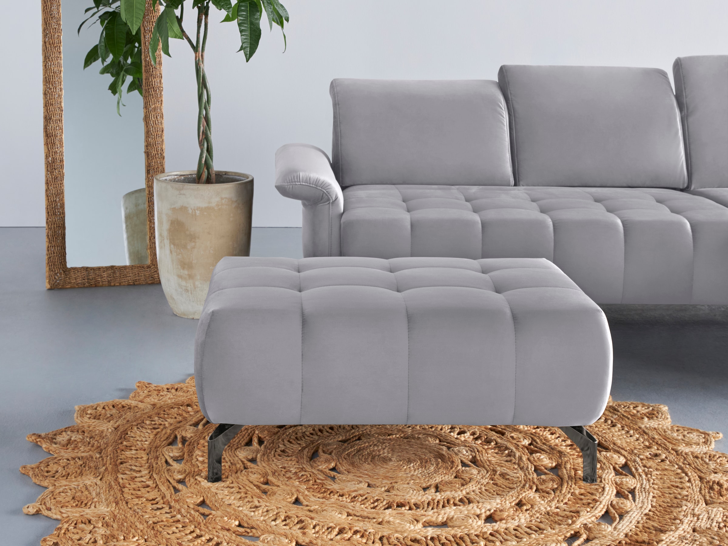 INOSIGN Polsterhocker "Fresh", passend zum Ecksofa "Fresh", auch in Bezug Olympia EASY CLEAN