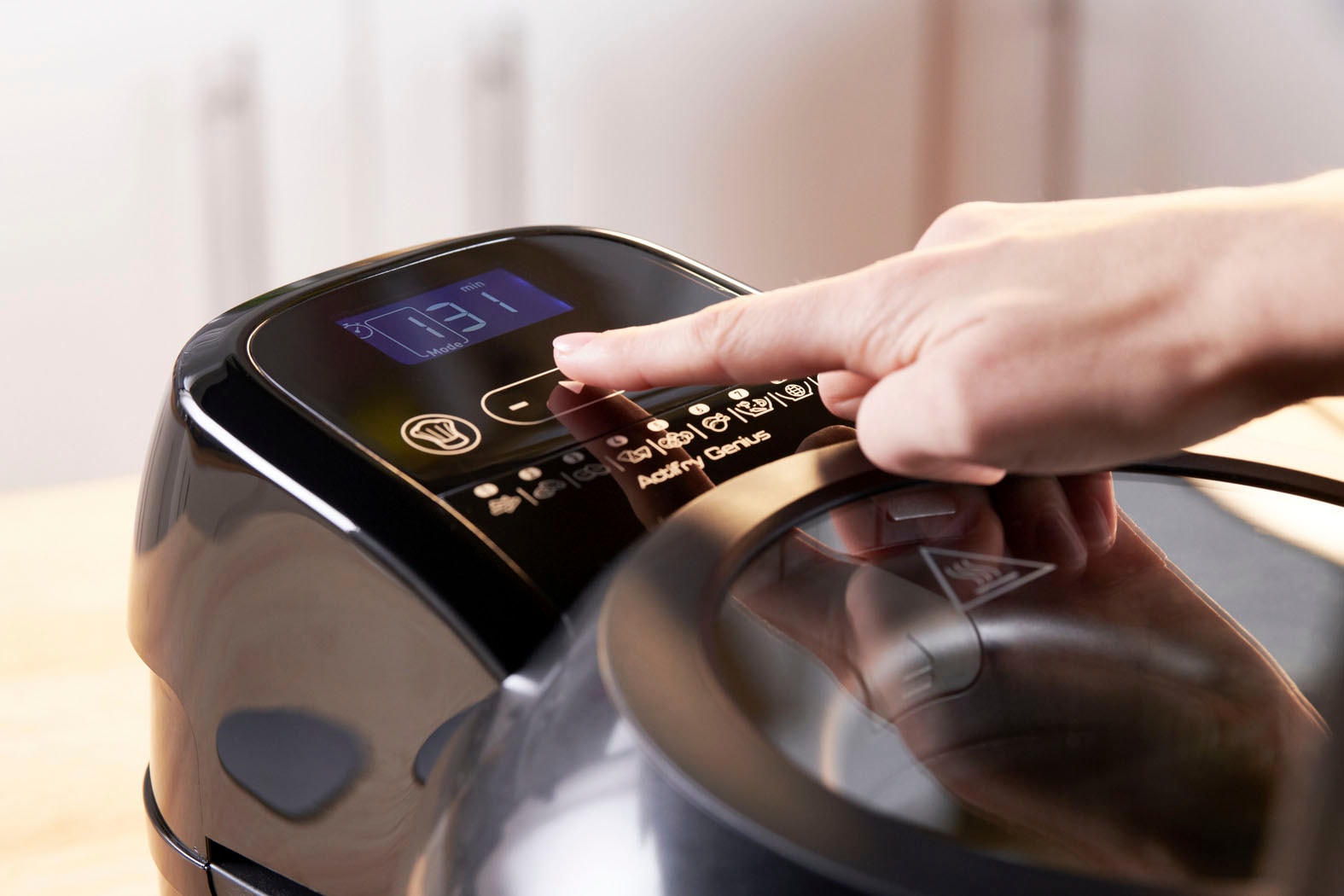 Tefal Heißluftfritteuse »ActiFry Genius +«, 1550 W, 1,2 kg, Timer, 9 automatische Menüs, Rührarm-System, FZ7738