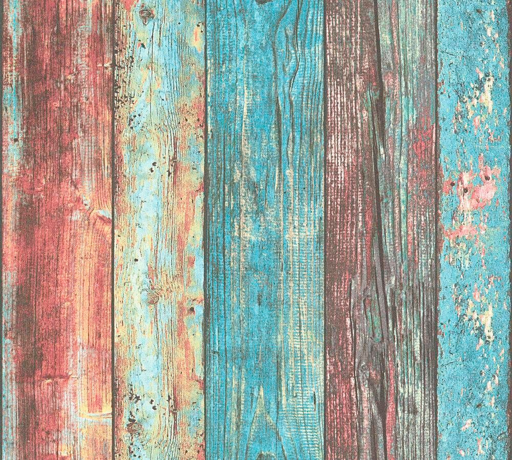 living walls Vliestapete "Best of Wood`n Stone 2nd Edition" Holz gestreift realistisch leicht strukturiert Tapete Holzoptik Tapeten Wohnzimmer Schlafzimmer Küche Design Optik