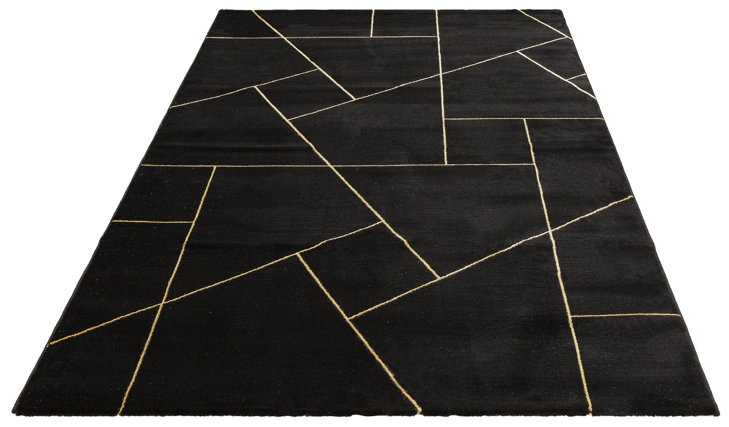 Teppich »Lerina«, rechteckig, Marmor-Design, geometrisches Muster, Hoch-Tief-Effekt,...