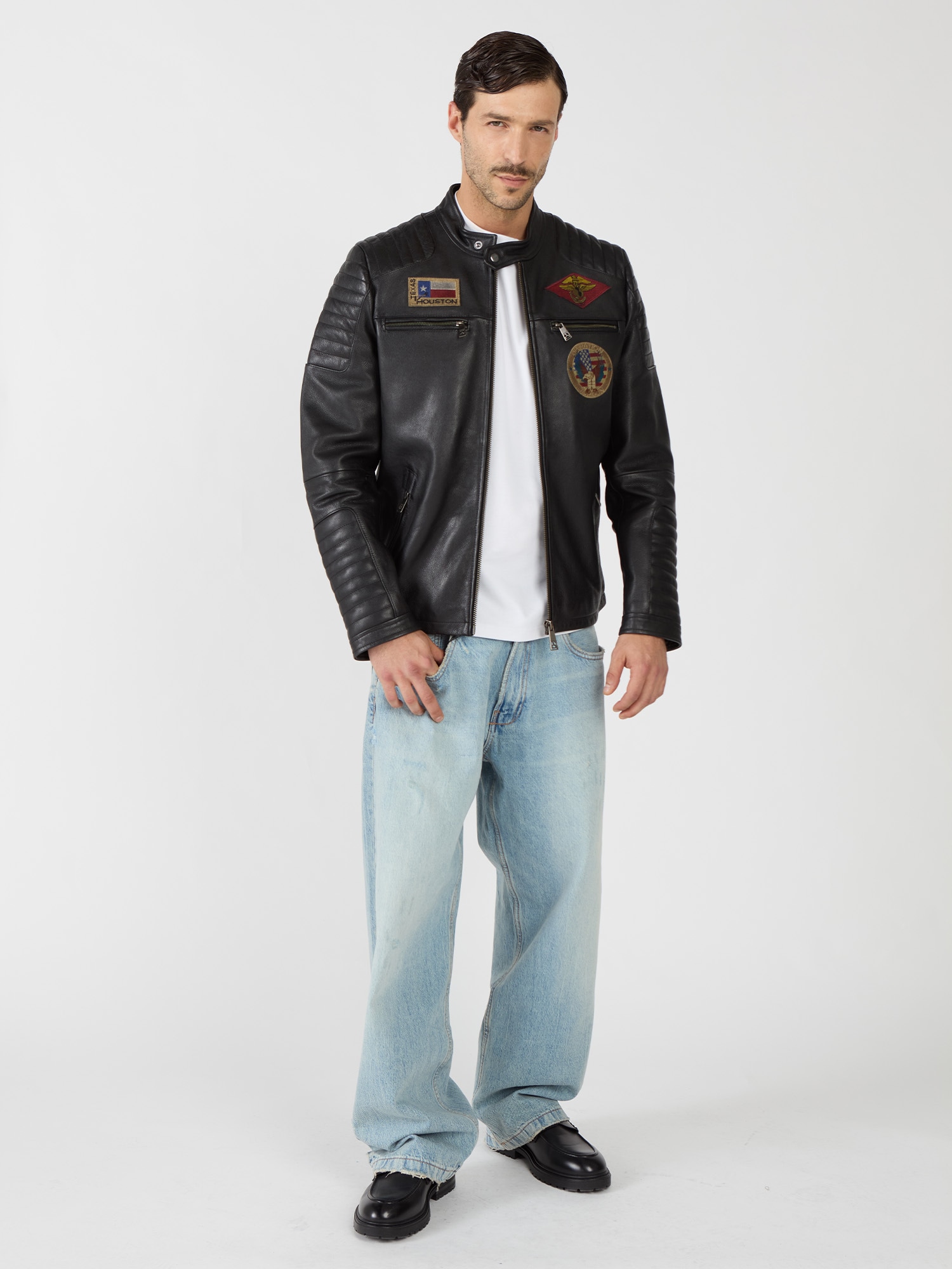 TOP GUN Lederjacke »TG20192023«