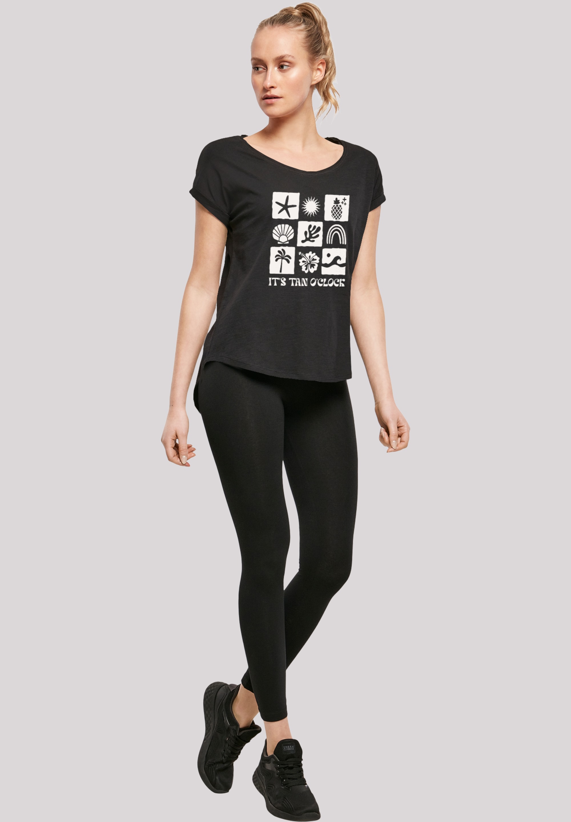 F4NT4STIC T-Shirt »Its Tan O Clock«, Premium Qualität