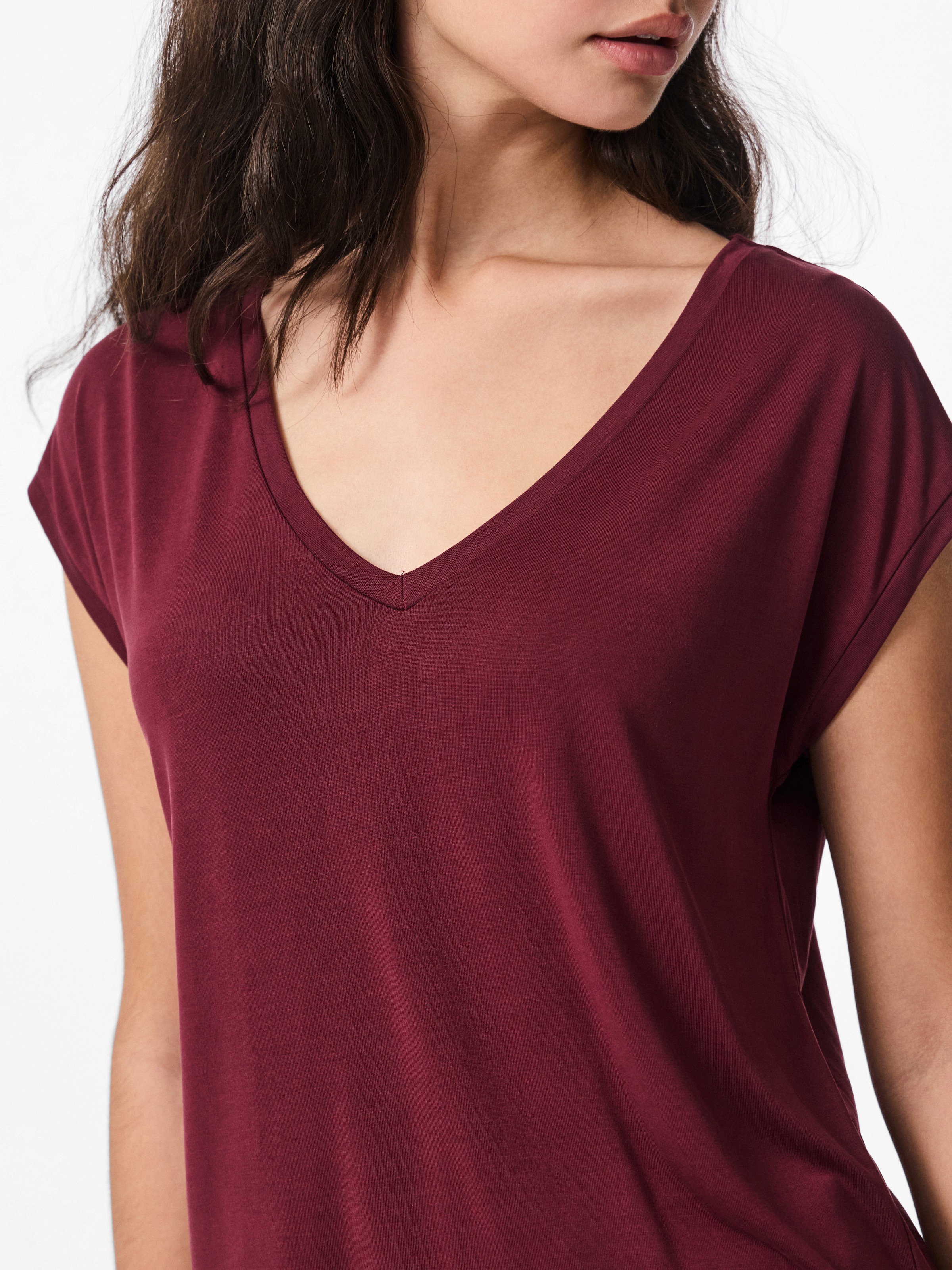 pieces Kurzarmshirt "PCKAMALA TEE NOOS BC" günstig online kaufen