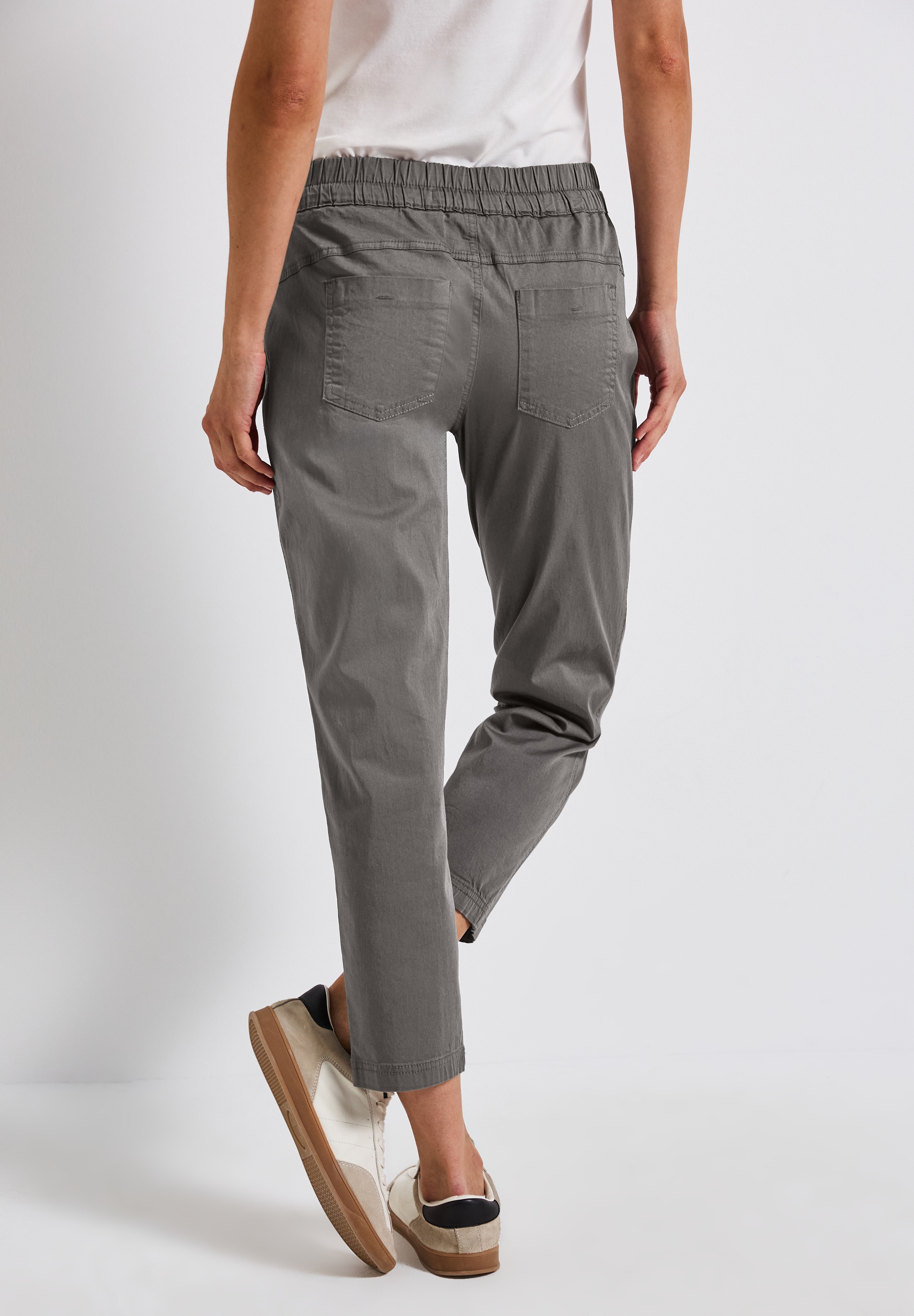STREET ONE Röhrenhose, mit Elastikbund