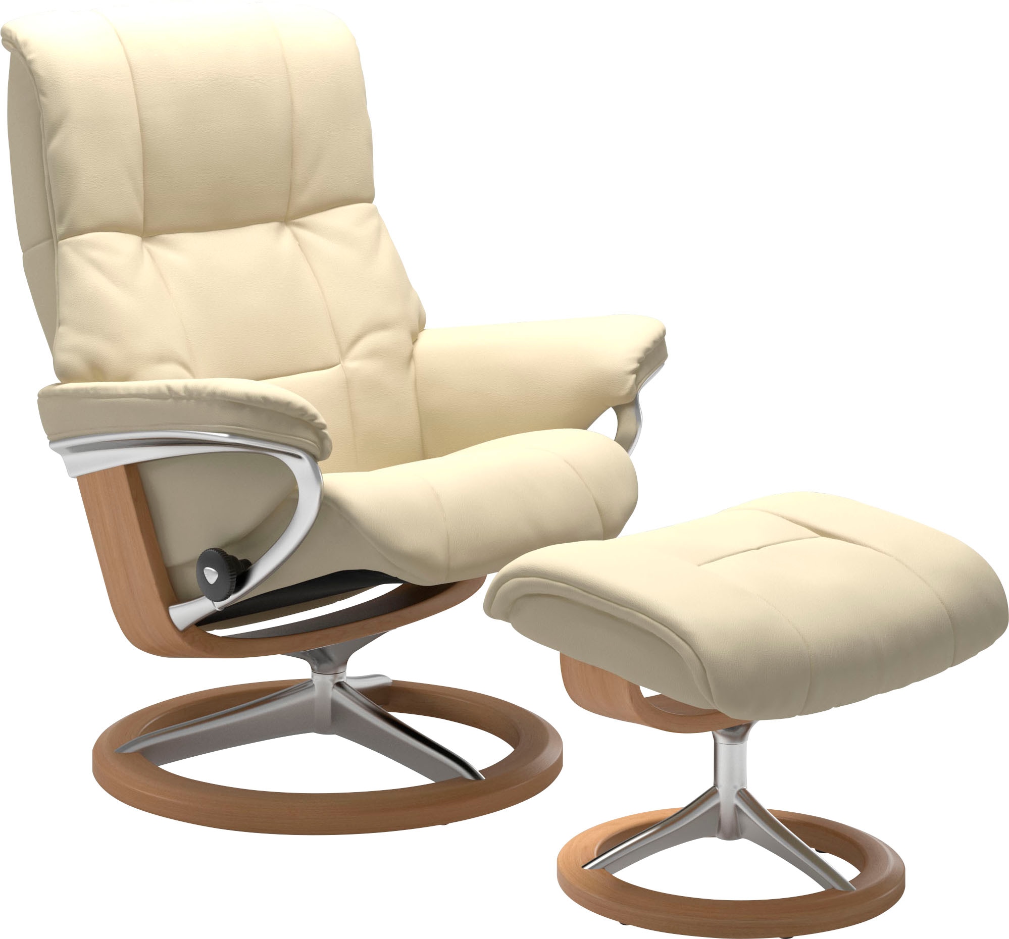 Stressless Fußhocker "Mayfair", mit Signature Base, Gestell Eiche