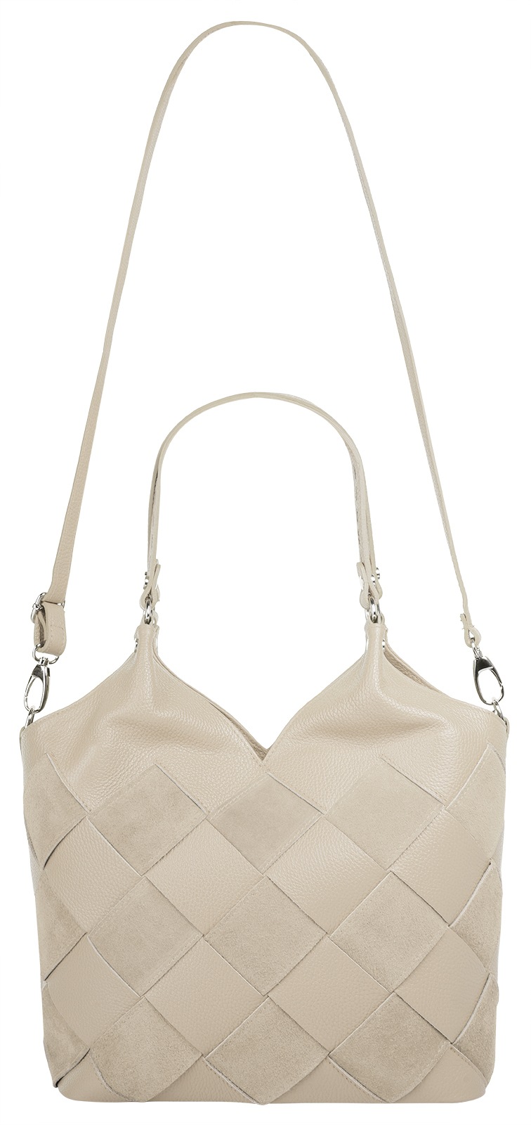 Samantha Look Shopper, echt Leder, Made in Italy