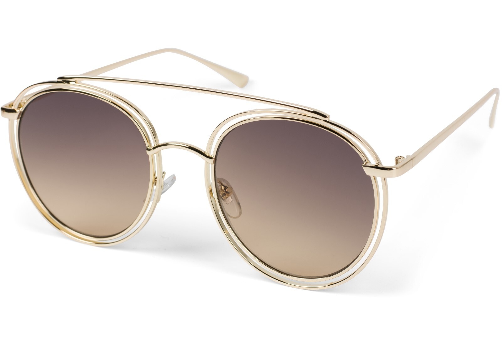 styleBREAKER Sonnenbrille "Oversize Sonnenbrille mit runden Gläsern und dop günstig online kaufen