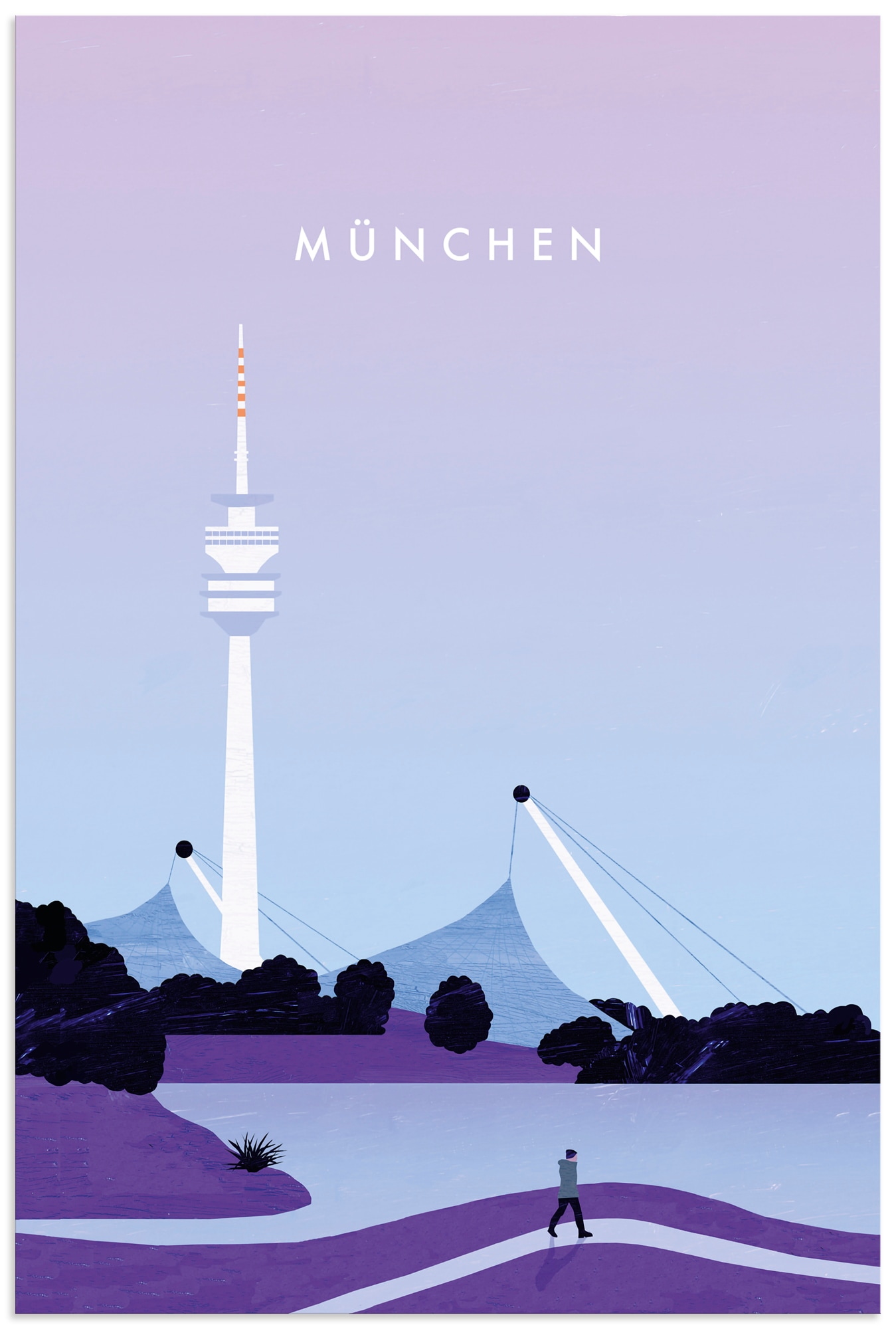 Artland Wandbild "München" 1 Stk. tlg. als Alubild, Leinwandbild, Poster, Wandaufkleber in verschied. Größen