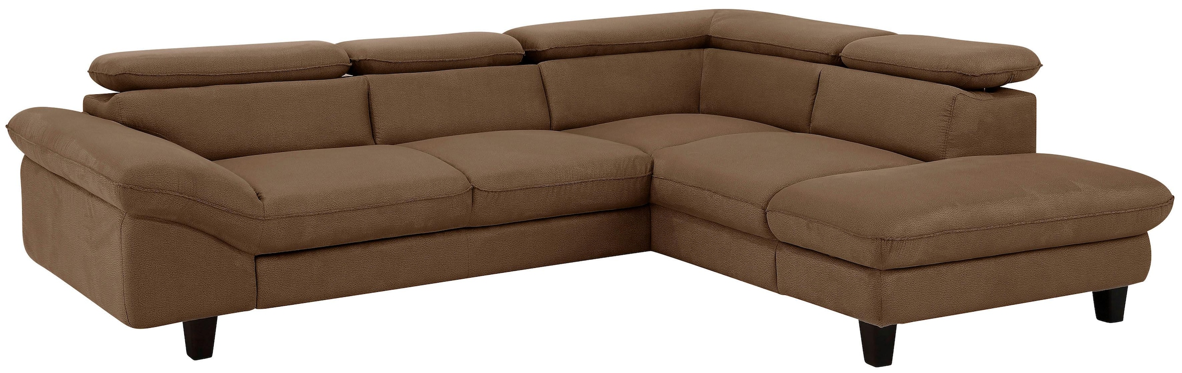 Home affaire Ecksofa »Pilot L-Form«, mit Kopfteilverstellung, wahlweise mit Bettfunktion & Bettkasten