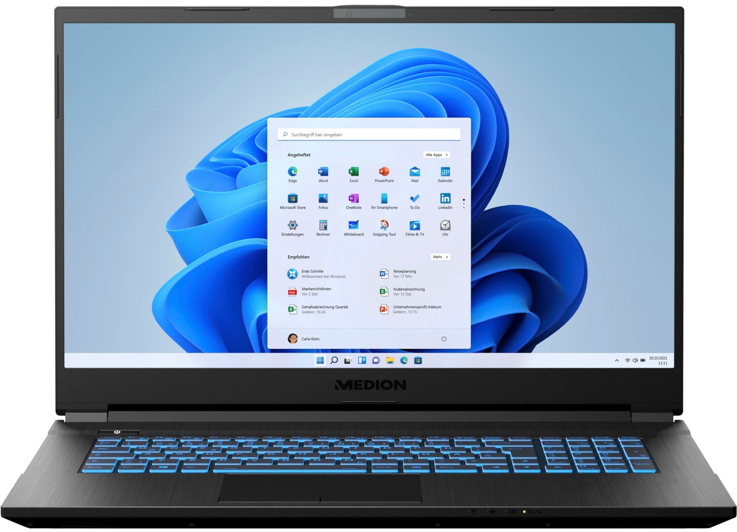 Medion® Gaming-Notebook »Defender P15 R5-5600H 43,94cm (P)«, 43,9 cm, / 17,3 Zoll,... kaufen