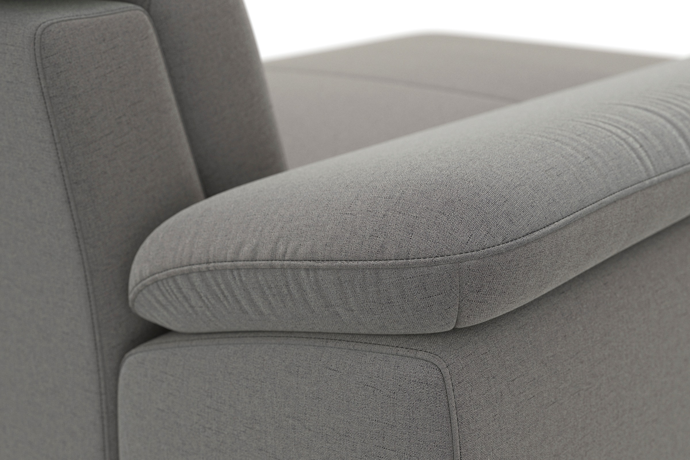 sit&more Wohnlandschaft »Cabrio U-Form, mit Sitztiefenverstellung, Arm- und Kopfteilverstellung«, 3 Nierenkissen, Federkern, optional Bettfunktion und Stauraum
