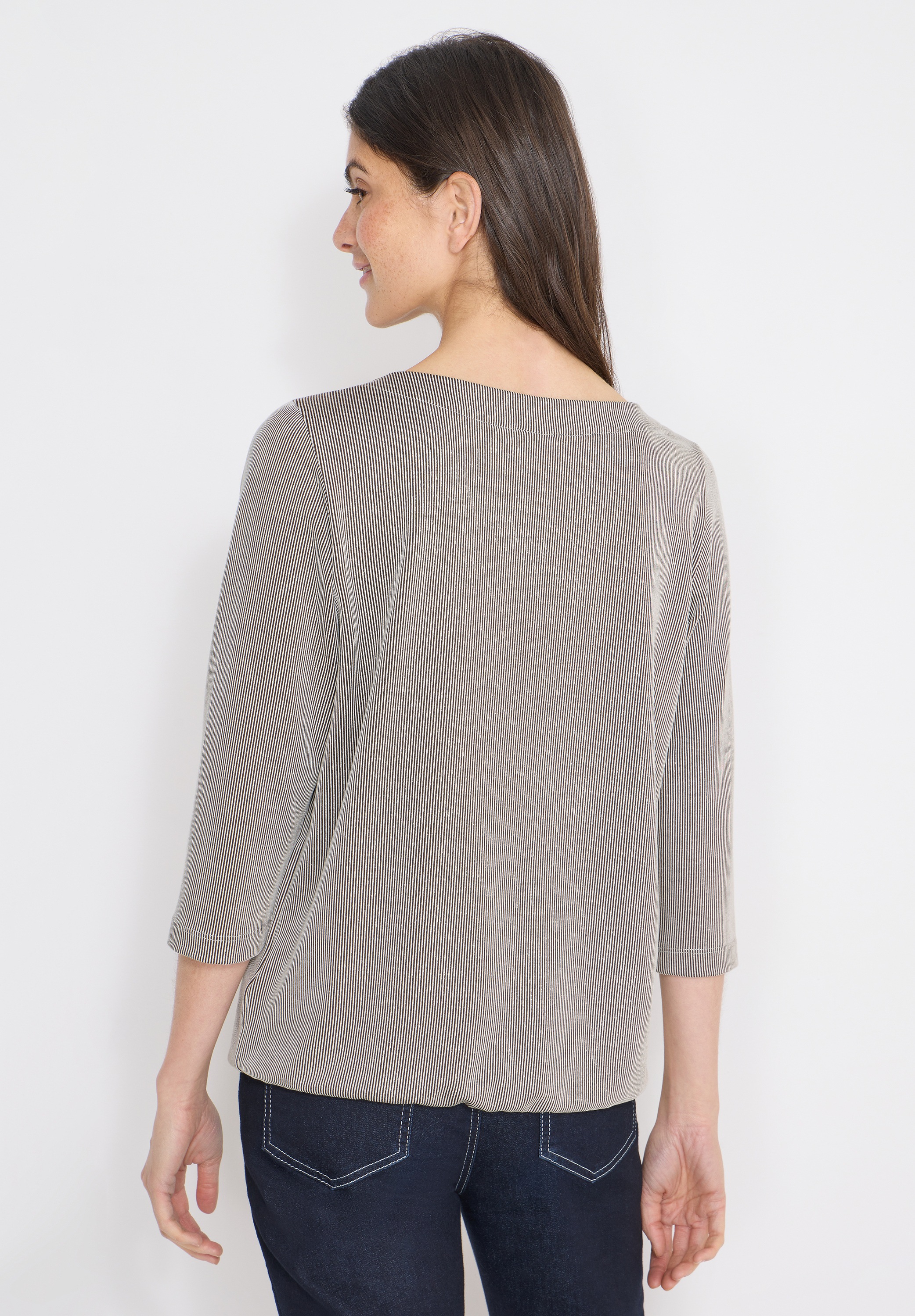 Cecil 3/4-Arm-Shirt mit U-Boot-Ausschnitt günstig online kaufen