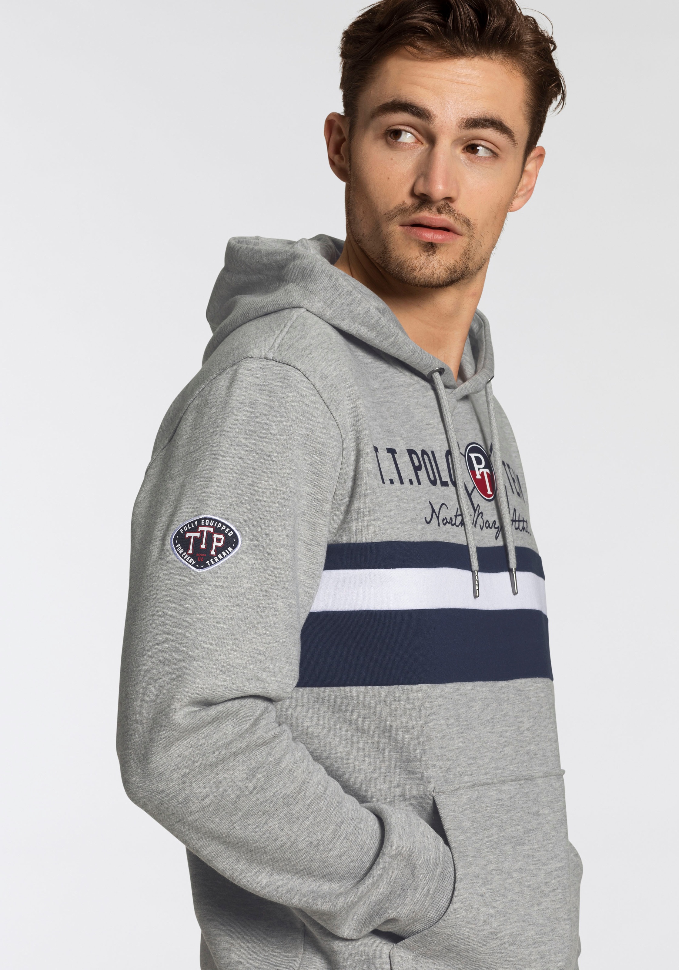 TOM TAILOR Polo Team Kapuzensweatshirt, ▷ kaufen | mehrfarbig BAUR