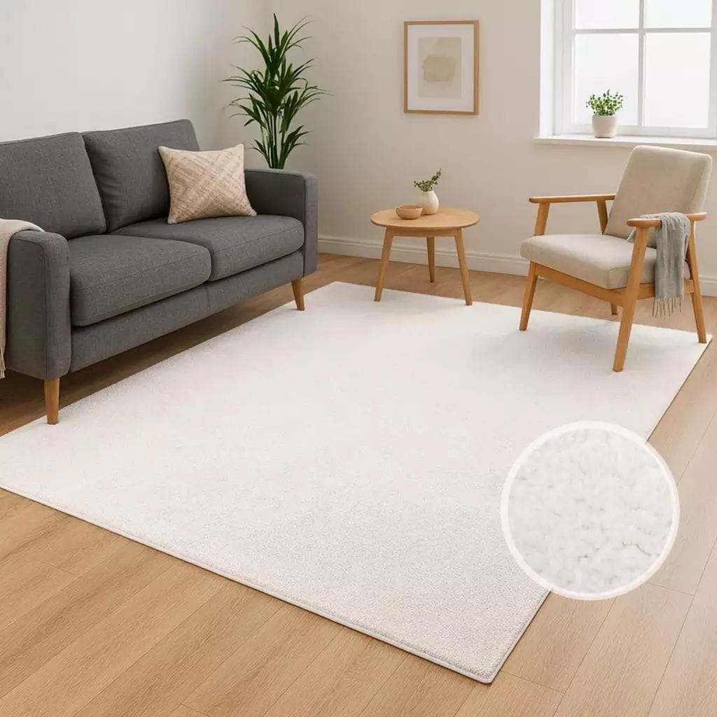 Carpet City Teppich "CALMA 200" rechteckig 14 mm Höhe Kurzflor, Waschbar, A günstig online kaufen