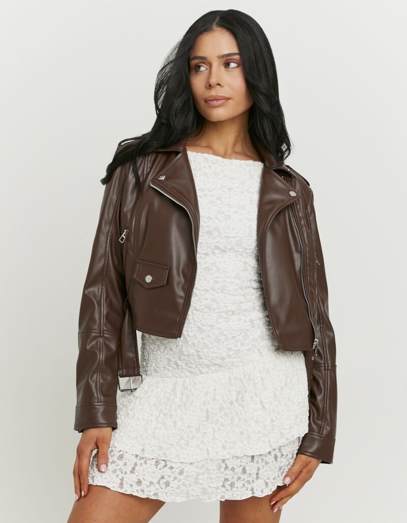 Tally Weijl Lederimitatjacke "SJAPUTILOT" Kunstfaser, im Biker-Stil in verk günstig online kaufen