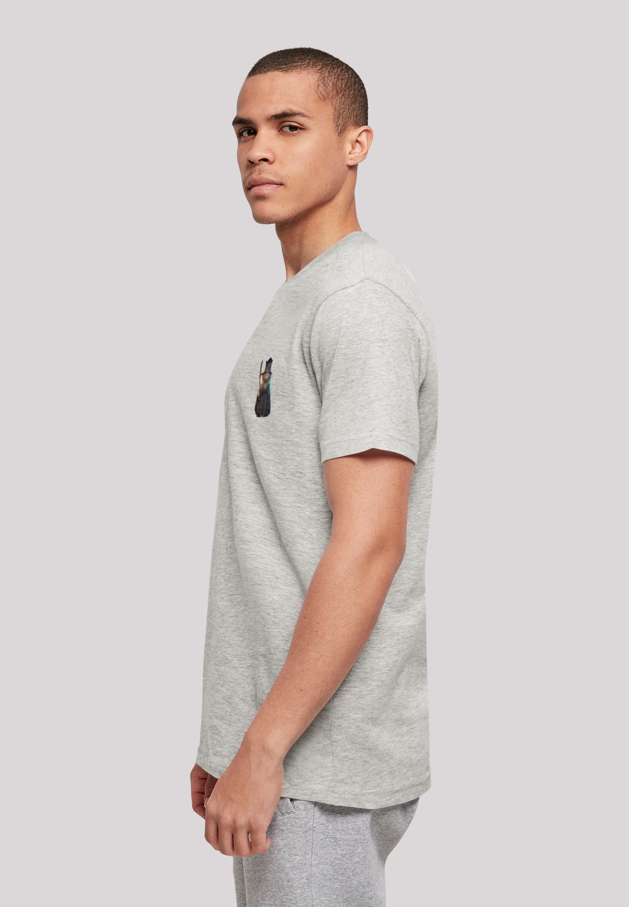 F4NT4STIC T-Shirt »Wizard Cat TEE UNISEX« Print