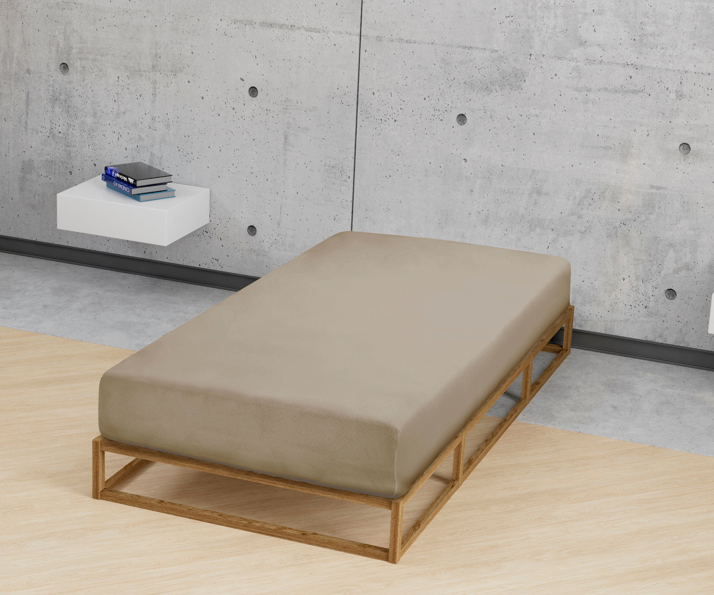 Biberna Spannbettlaken "Marc" aus Baumwolle, für Matratzen bis 22 cm Höhe, günstig online kaufen