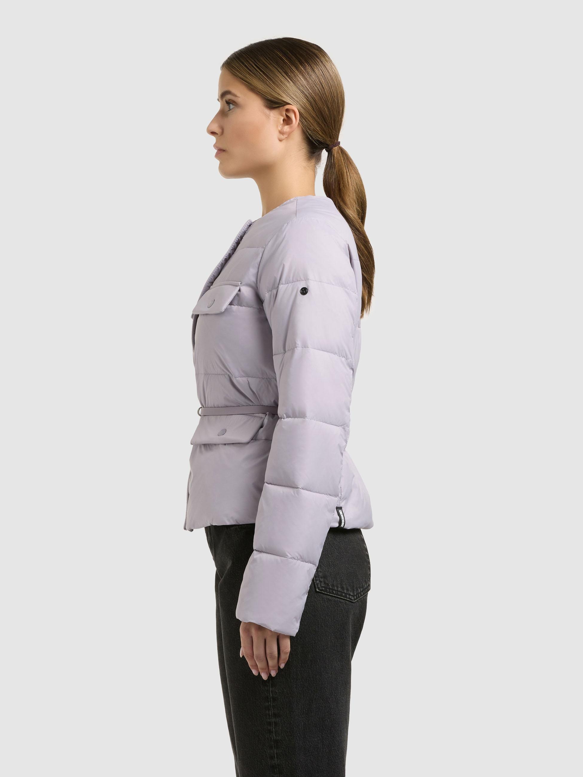 khujo Steppjacke "Cinnia" ohne Kapuze Elegante Damen Übergangsjacke mit Tai günstig online kaufen