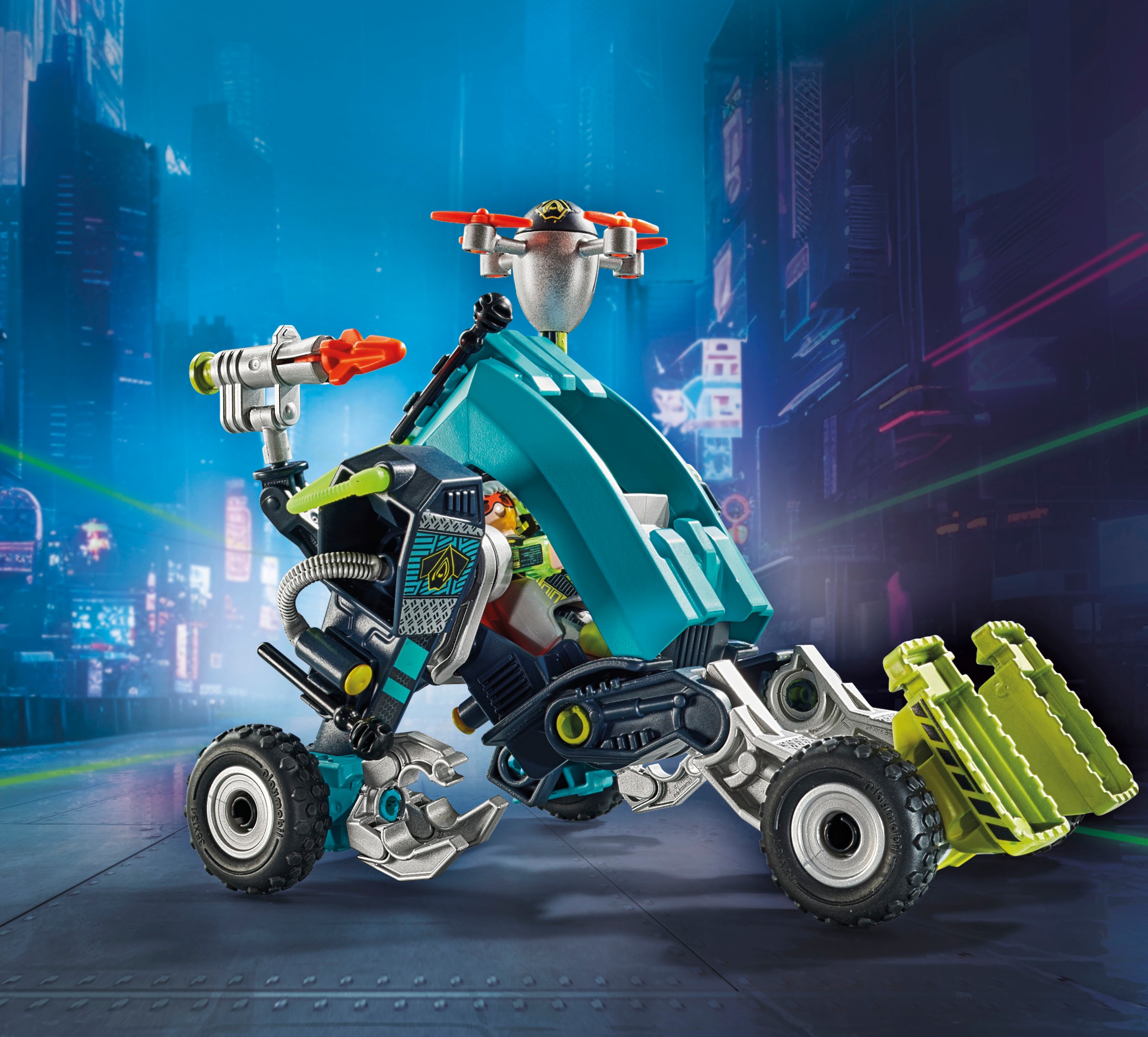 Playmobil® Konstruktions-Spielset »Roboter vs. Fluggleiter (71578), myLife«, (96 St.), Made in Europe