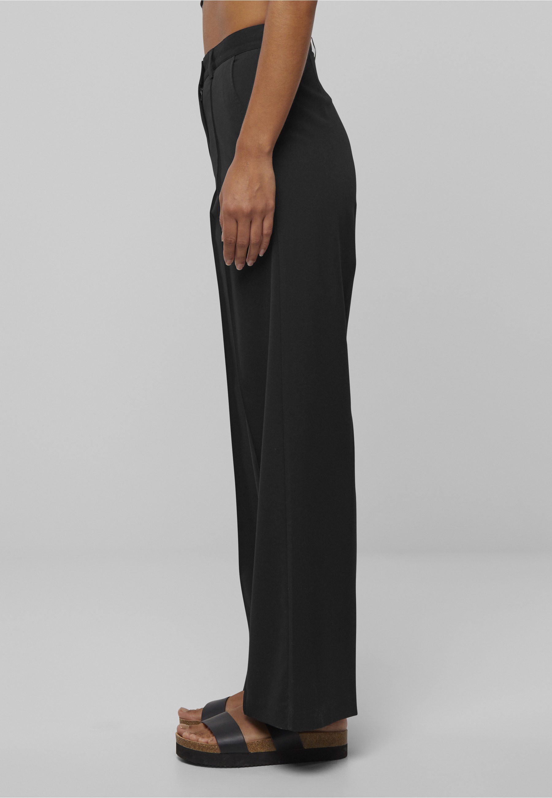 URBAN CLASSICS Stoffhose »Urban Classics Damen Ladies Wide Pleated Pants«