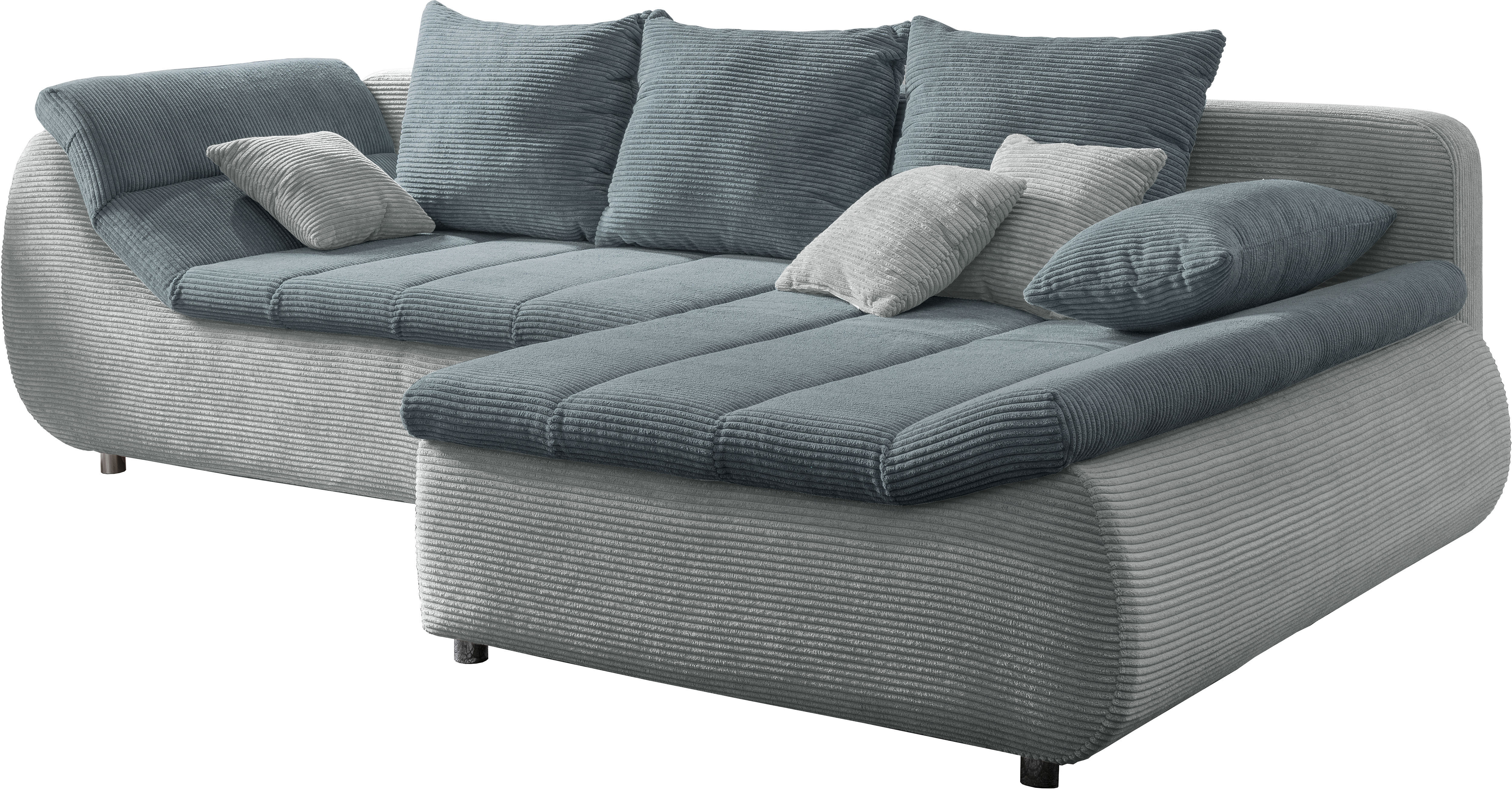 Thumbnail - Home affaire Ecksofa "Imola, bequem, aktuelle Steppung im Sitz, L-Form, Breite 270cm" wahlweise mit Bettfunktion