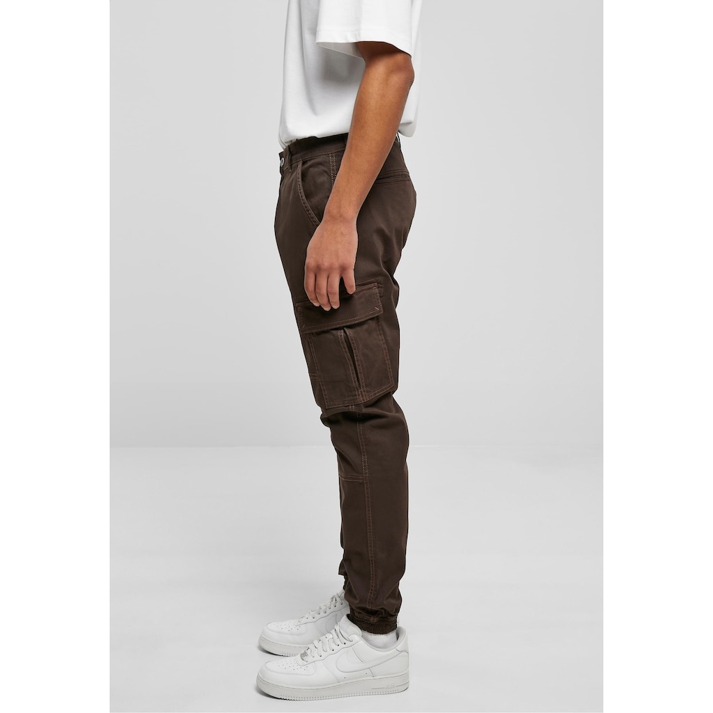 URBAN CLASSICS Cargohose »Urban Classics Herren Washed Cargo Twill Jogging Pants«, (1 tlg.)