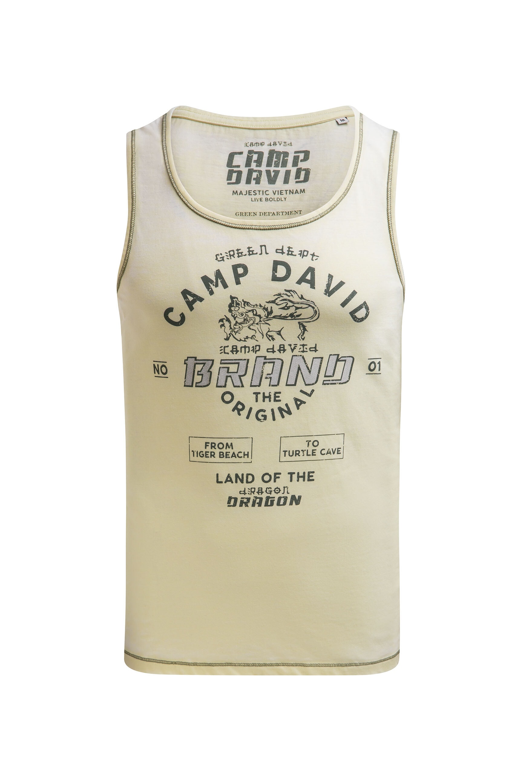 CAMP DAVID Tanktop in softer Haptik