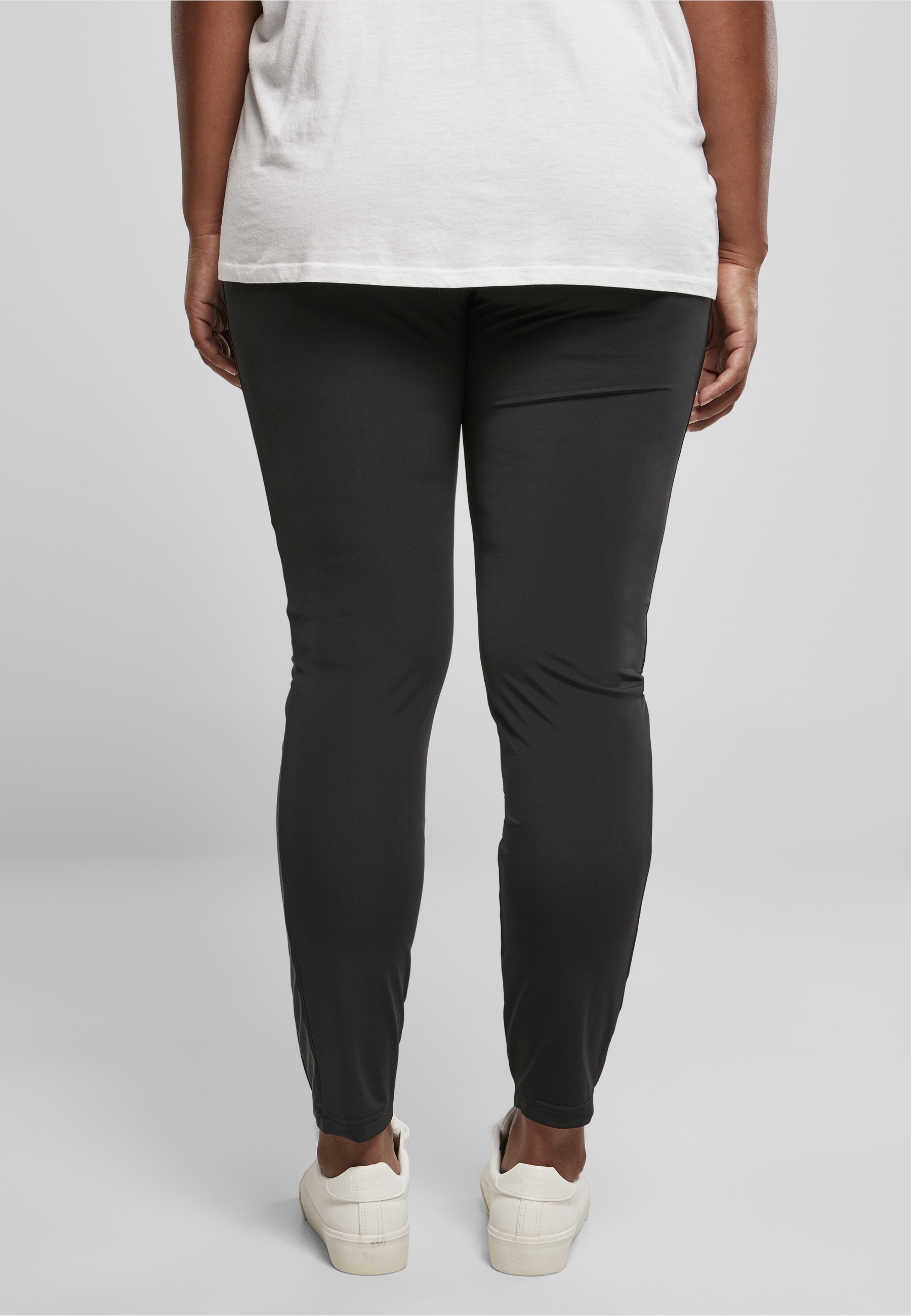 URBAN CLASSICS Leggings »Urban Classics Damen Ladies Highwaist Shiny Stripe Leggings«