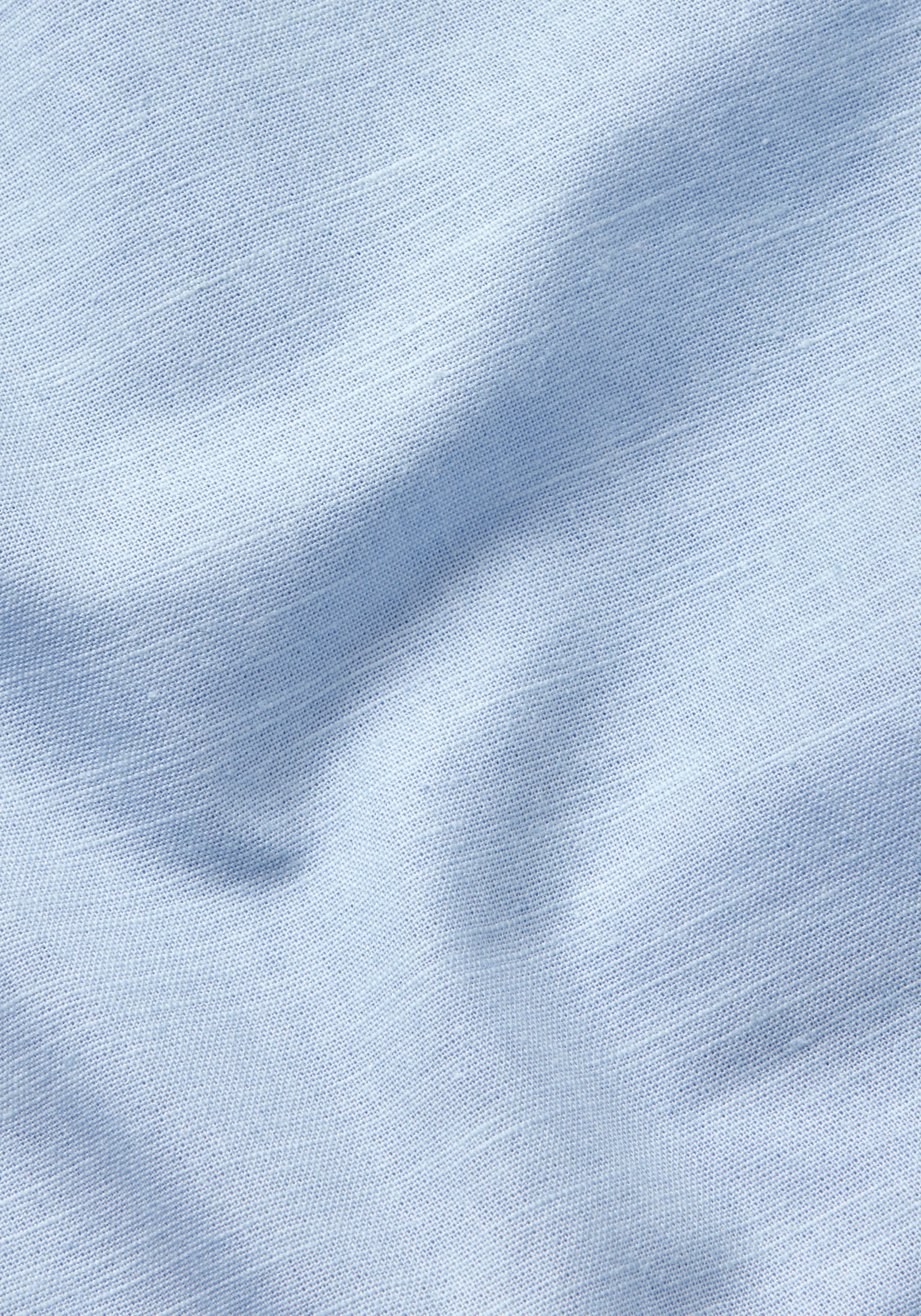 John Devin Langarmhemd »- Schlupfhemd mit Stehkragen und halber Knopfleiste« Regular Fit, luftige Baumwoll-Webqualität in Leinenoptik