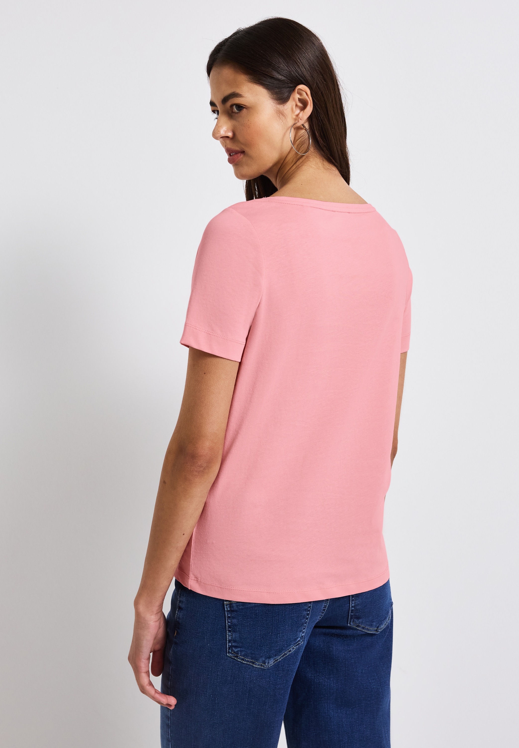 STREET ONE T-Shirt, aus reiner Baumwolle