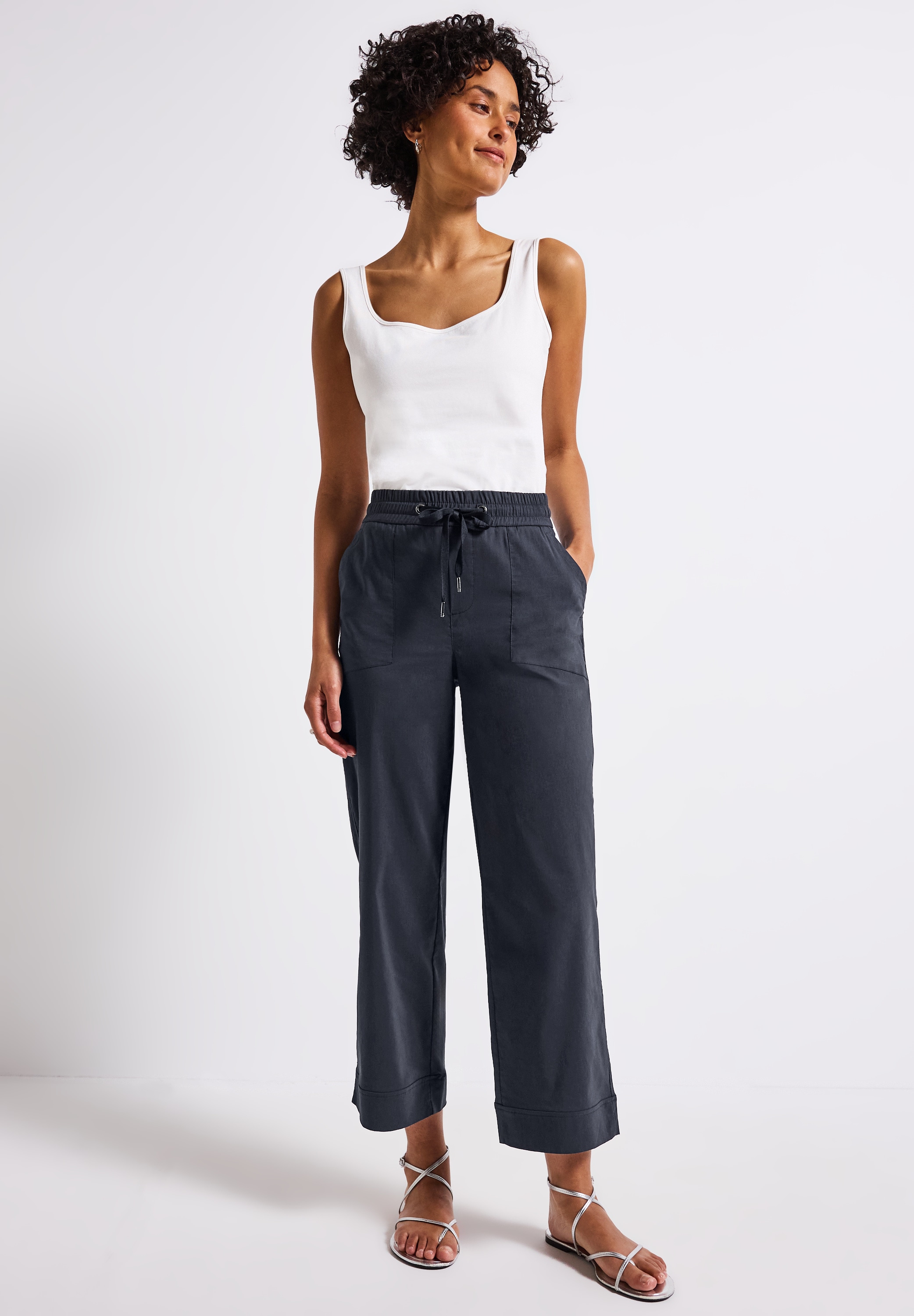 STREET ONE Bermudas, High Waist