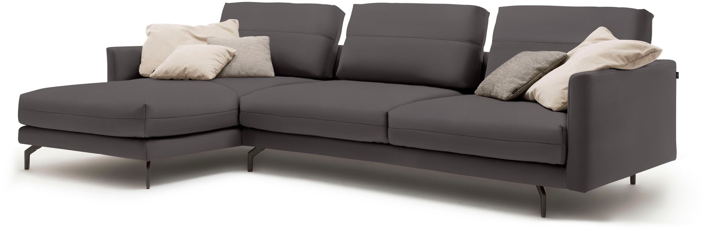 Creation BY ROLF BENZ Ecksofa »CR.414, Designecksofa, Polsterecke, L-Form«, wahlweise aus feinstem Rindsleder oder hochwertigem Chenille