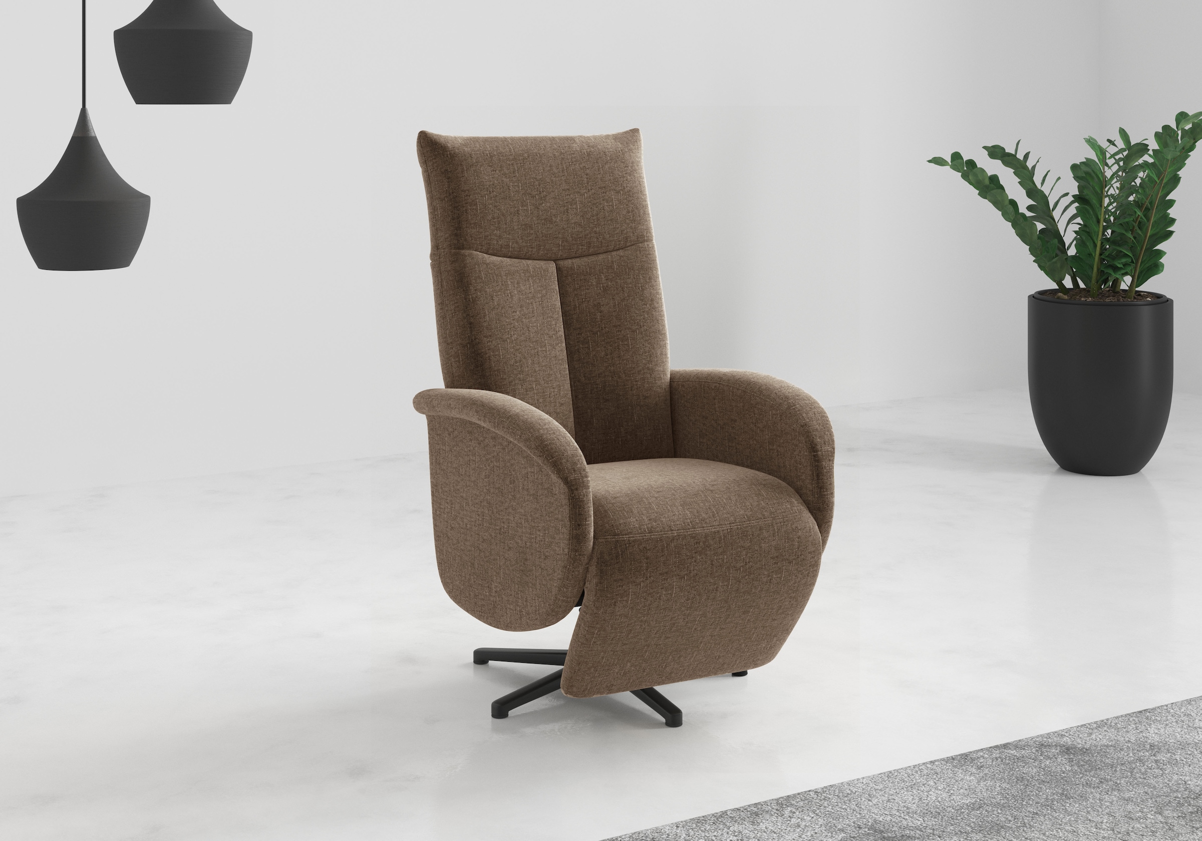 sit&more "Juma, inkl. Drehfunktion & Kopfteilverstellung" Höhe Armlehne 66 cm, wahlweise mit Aufstehhilfe, 2 Motoren und Akku