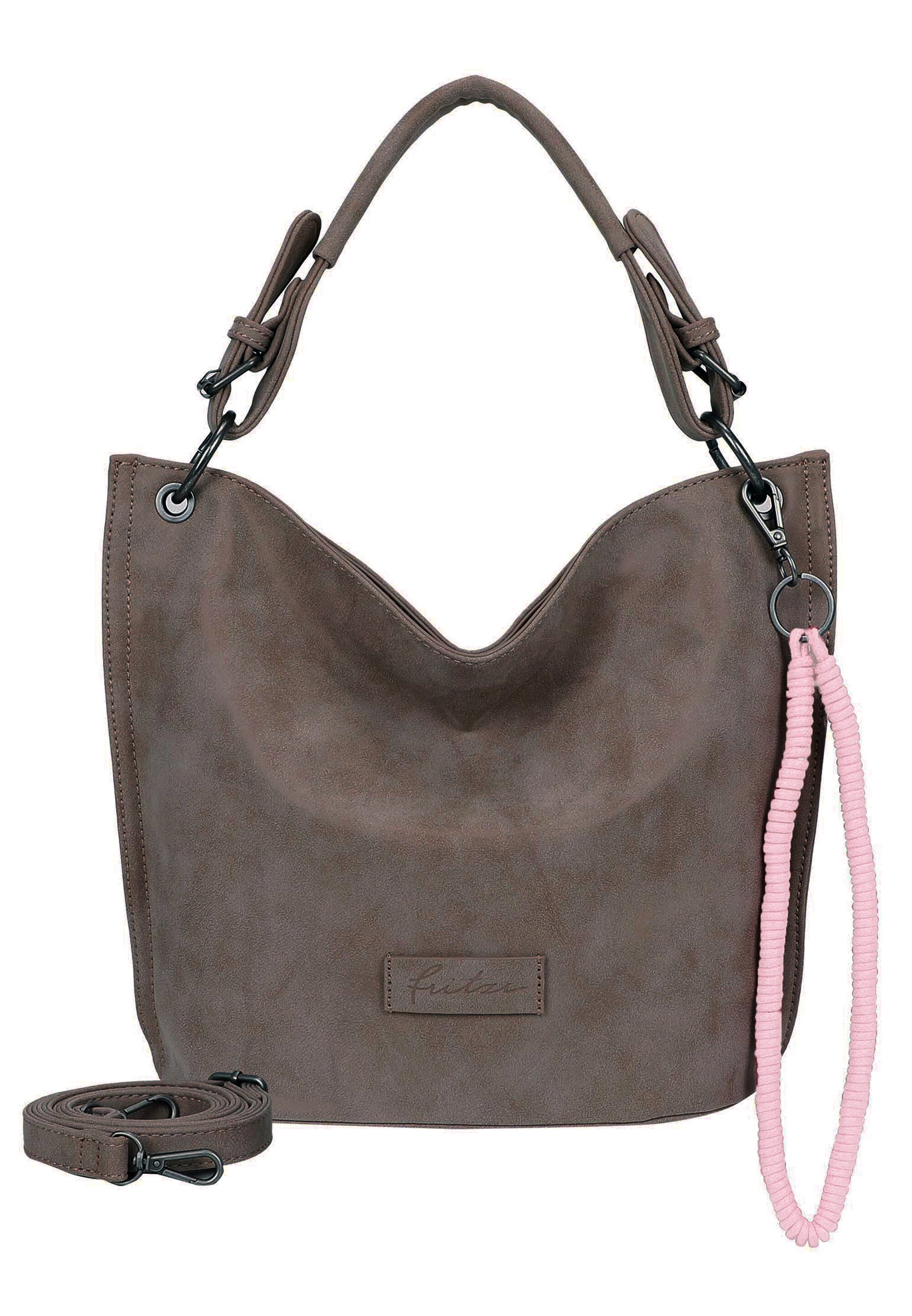 Fritzi aus Preußen Schultertasche "Fritzi31N Vintage" mit Kordel-Anhänger