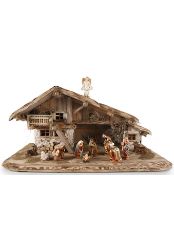 Krippe »Inzell, Weihnachtsdeko«, Stall ohne Figuren, H/B: 40/80 cm, Made in Germany,...