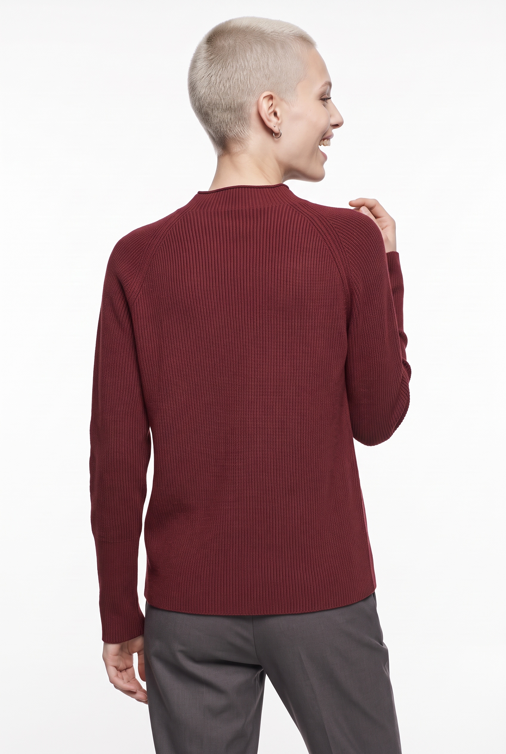 soyaconcept Strickpullover »SC-KANITA 4« Viskosemischung, Rippstrick