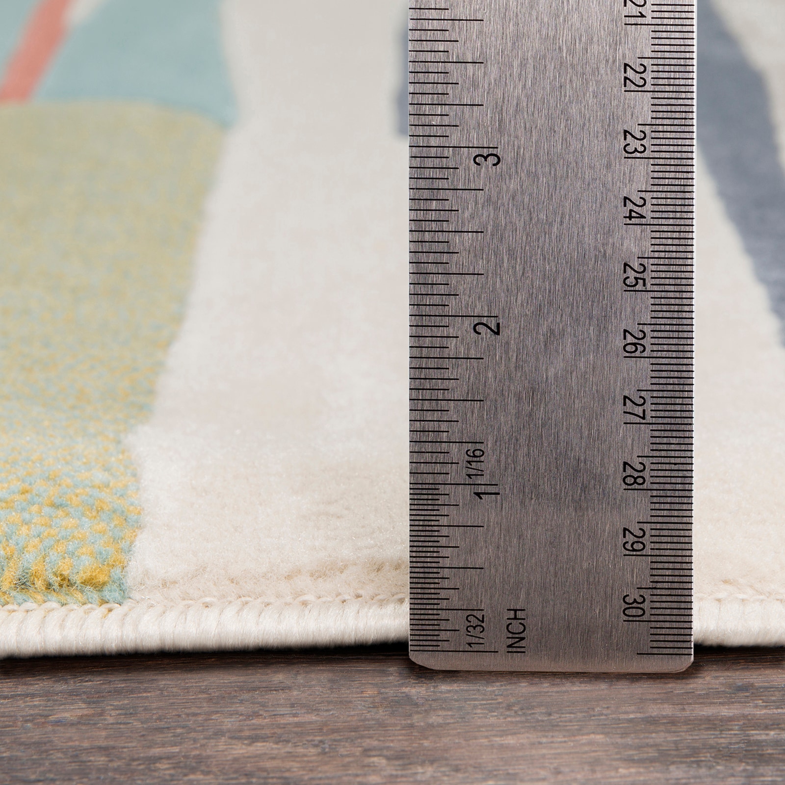 Livabliss Teppich »HOUSTON«, rechteckig, 11 mm Höhe, Skandi Design, Modern Boho Kurzflor Wohnzimmerteppich, Schlafzimmer