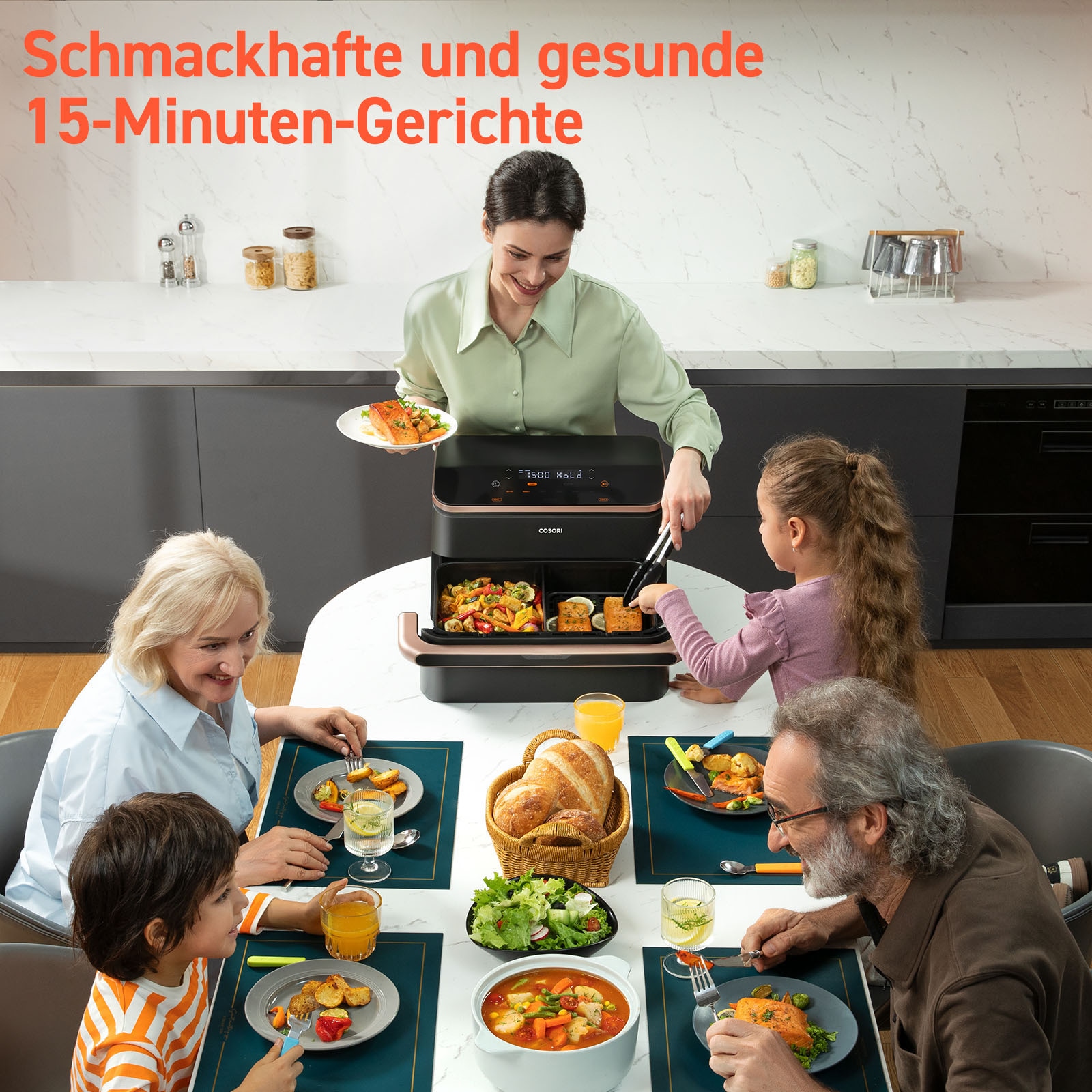 Cosori Heißluftfritteuse »CAF-TF101S-AEUR« 2800 W