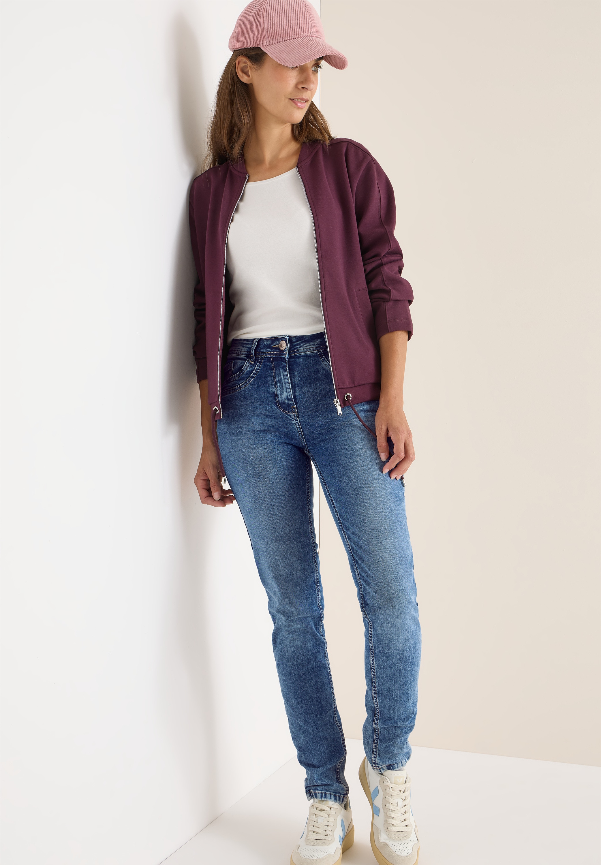 Cecil Slim-fit-Jeans »Style Toronto«, High Waist, im 5-Pocket-Stil