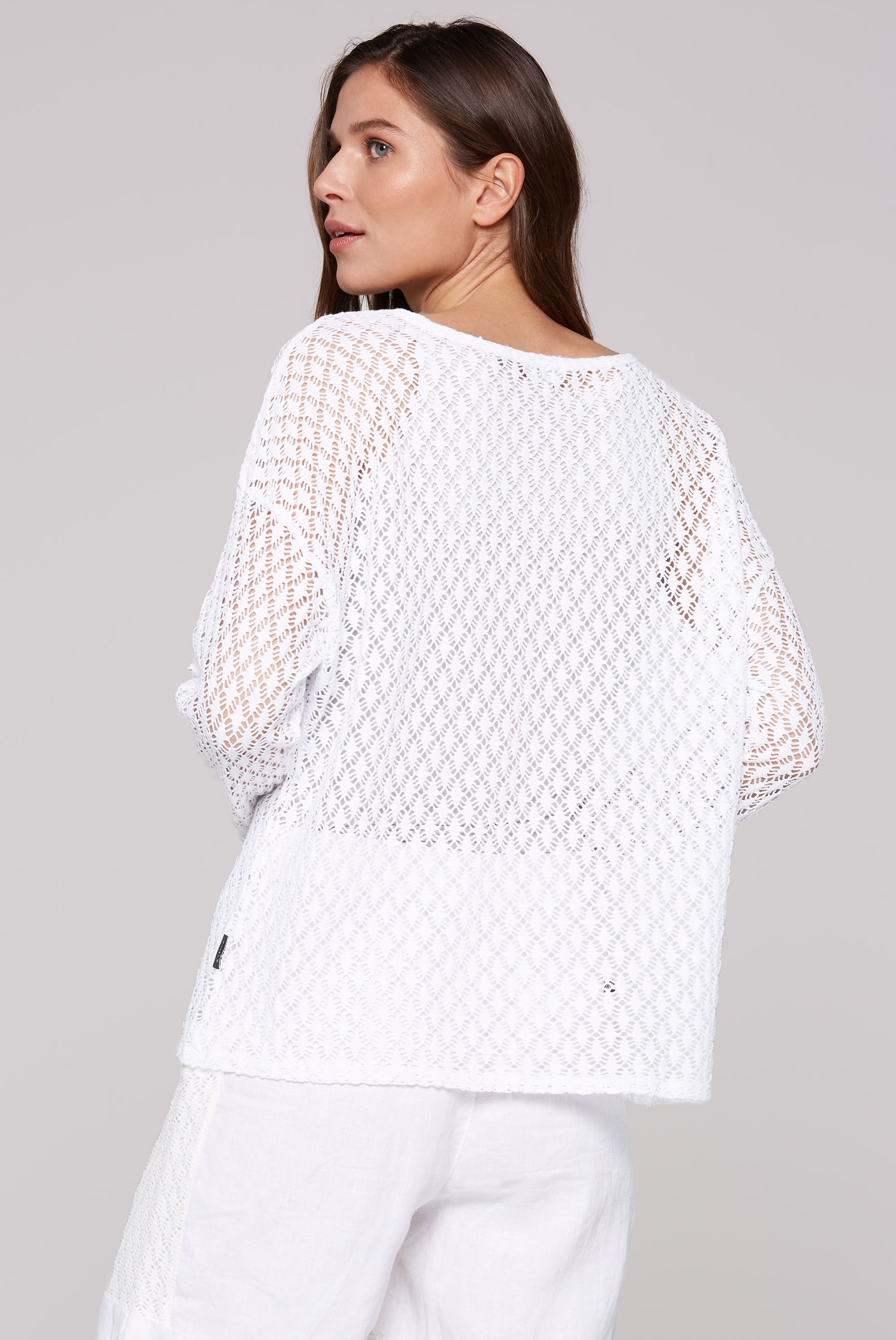 SOCCX Langarmshirt, mit Lochmuster