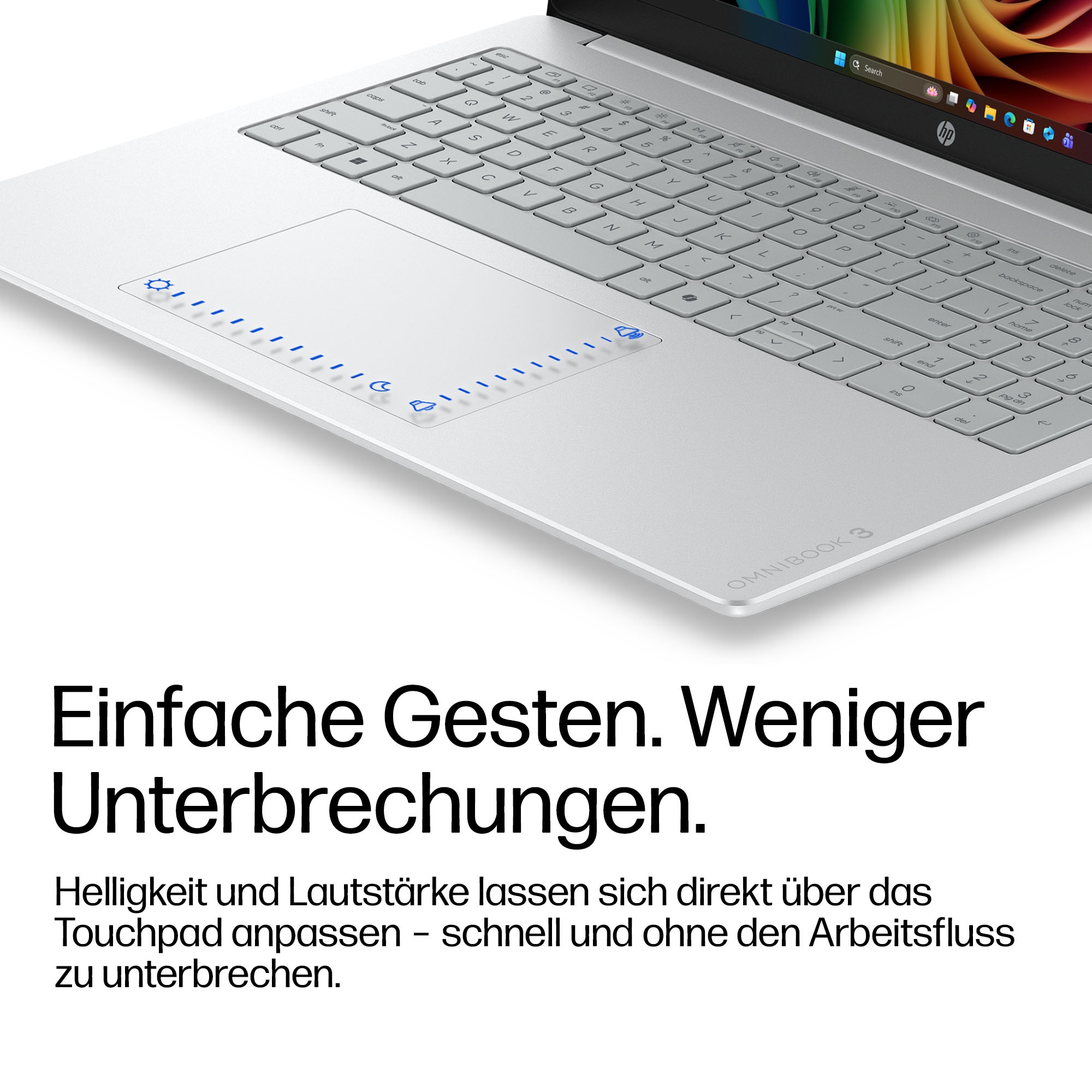 HP Notebook »OmniBook 3 16-bu0063ngx« 40,6 cm / 16 ″ Intel Core 5 Intel Graphics 512 GB SSD