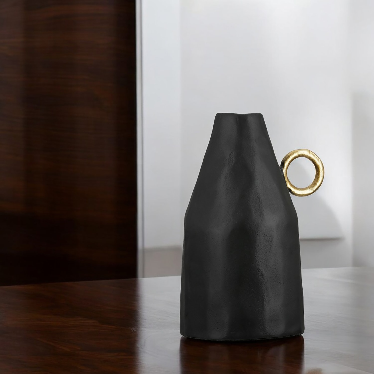GILDE Tischvase »Vase Dora, schwarz H.31 cm«, (1 St.)