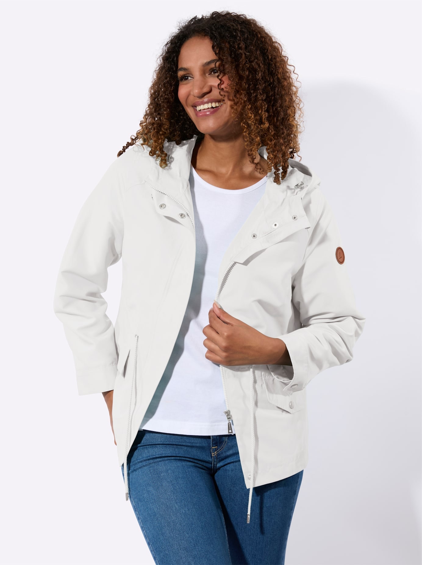 Casual Looks Langjacke mit Kapuze günstig online kaufen