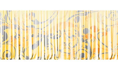 Fototapete »Atelier 47 Curtain White 1«, 3D-Optik-floral, Vlies, Wand, Schräge, Decke