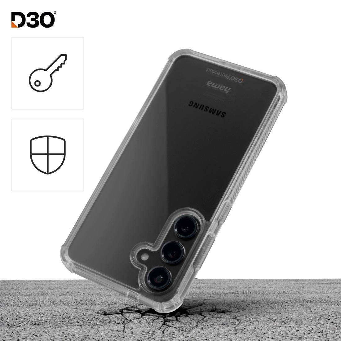 Hama Smartphone-Hülle »Handyhülle „Extreme Protect“ für Galaxy S25 (stoßfest, sturzsicher)«, Wireless-Charging